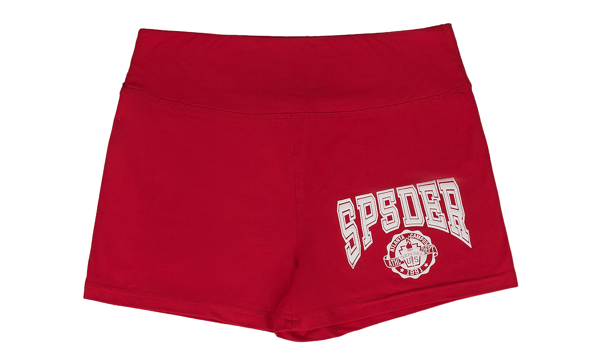 Sp5der Track And Field Bike Shorts Red SP5der569