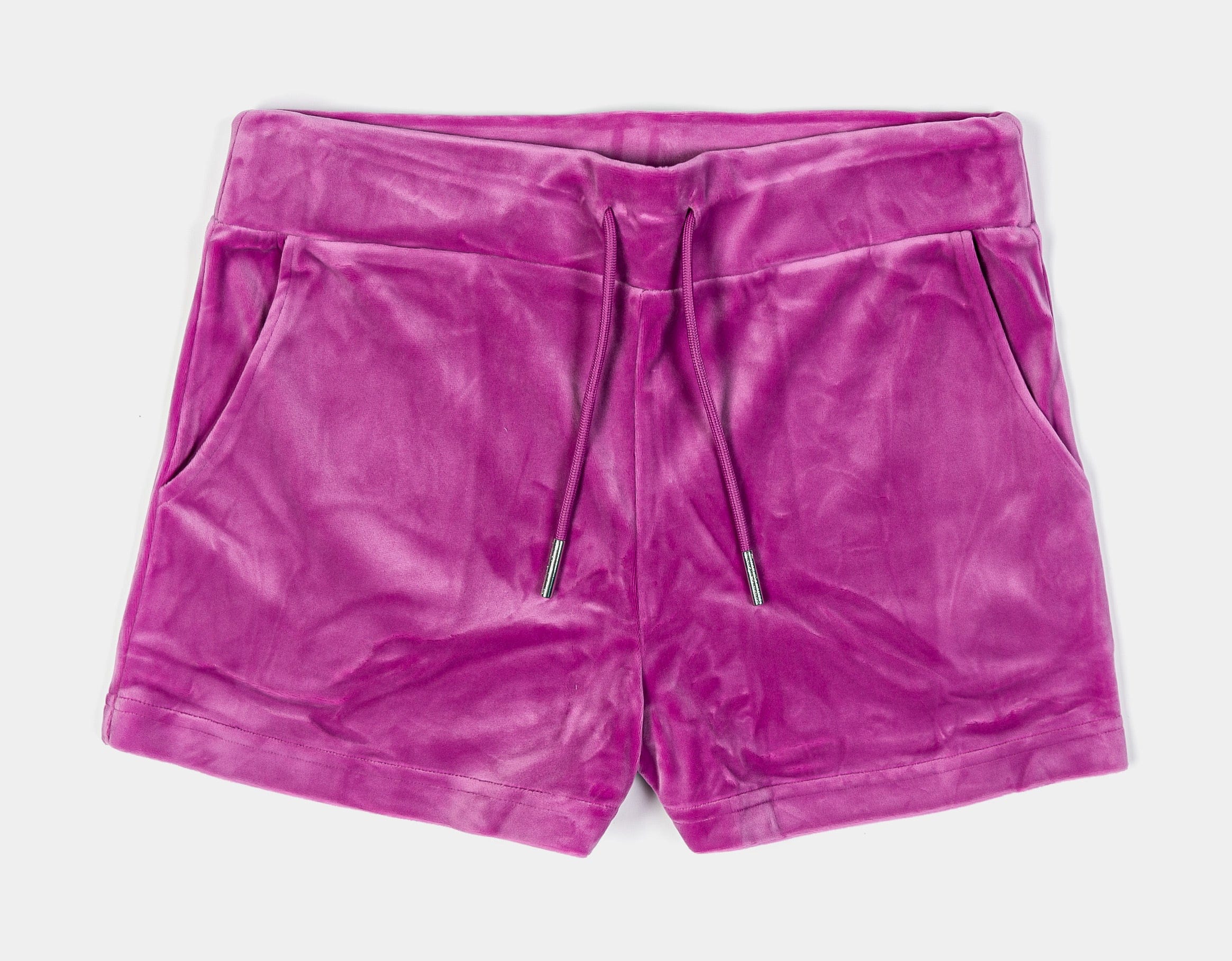 JUICY Couture OG Bling Velour Womens Shorts (Purple)