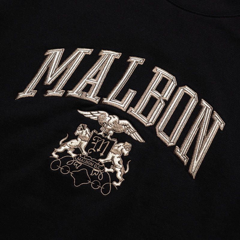 Malbon Golf Range Oxford Sweatshirt - Black