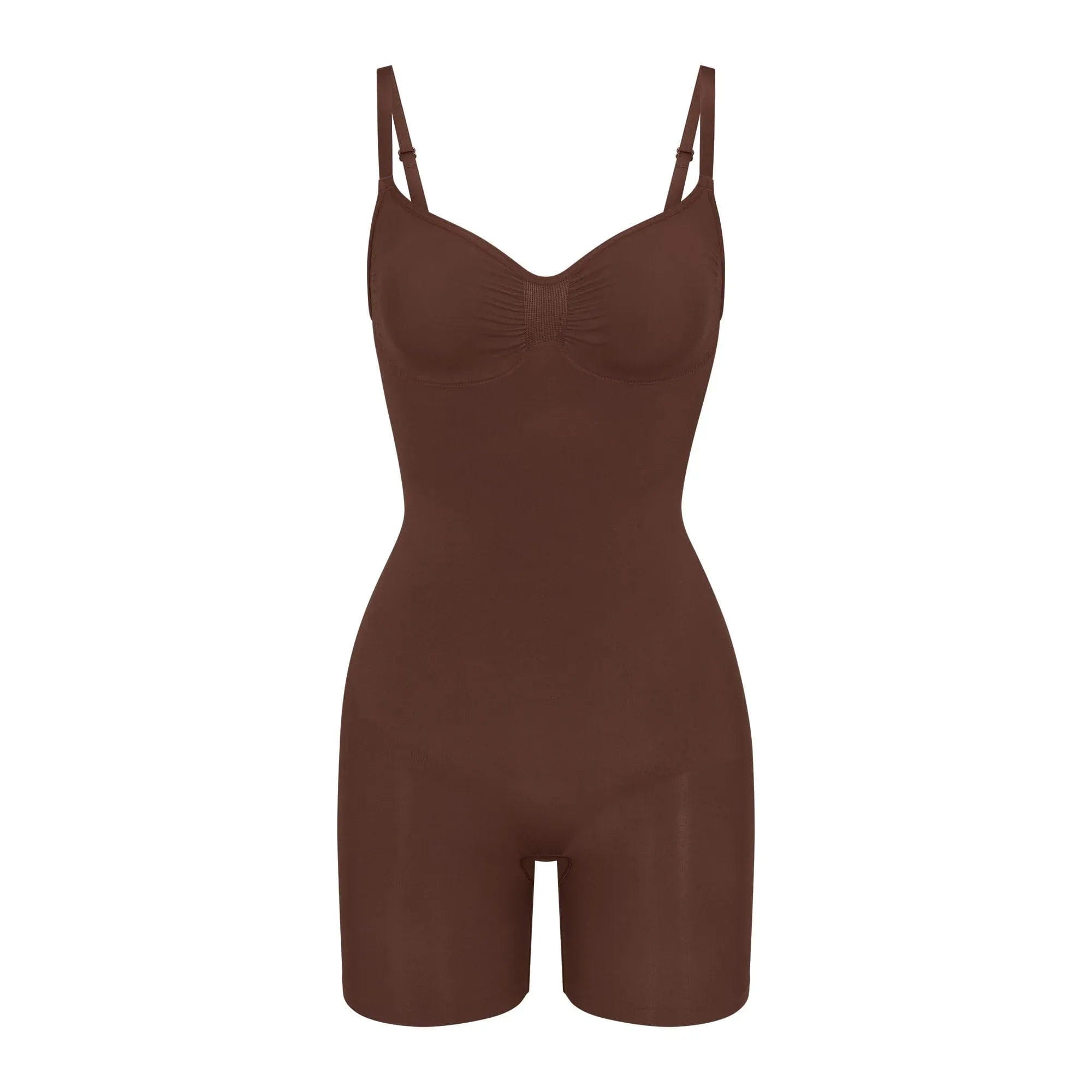 SEAMLESS SCULPT Skims Seamless Sculpt Mid Thigh Bodysuit Cocoa