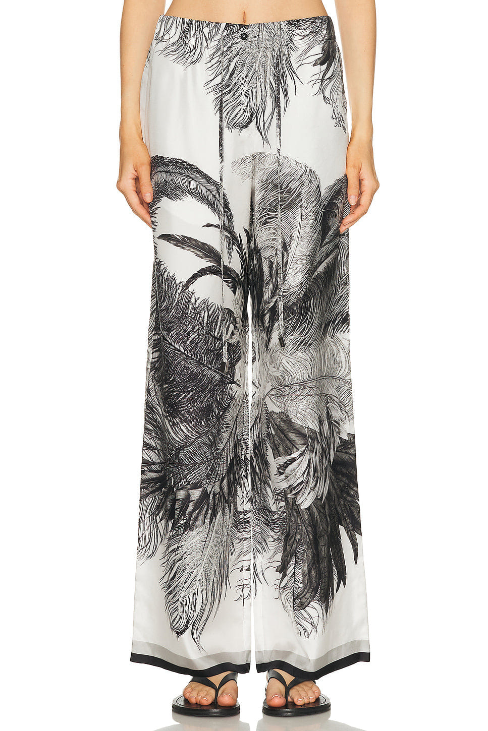 THE Attico Feather Print Pant