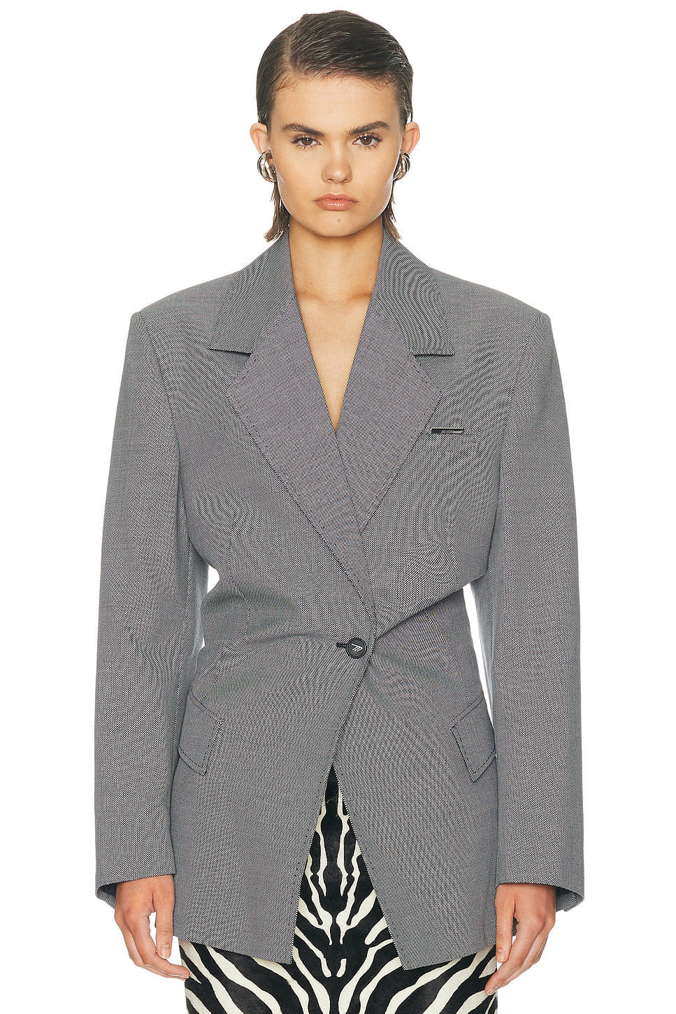 THE Attico Cinched Blazer