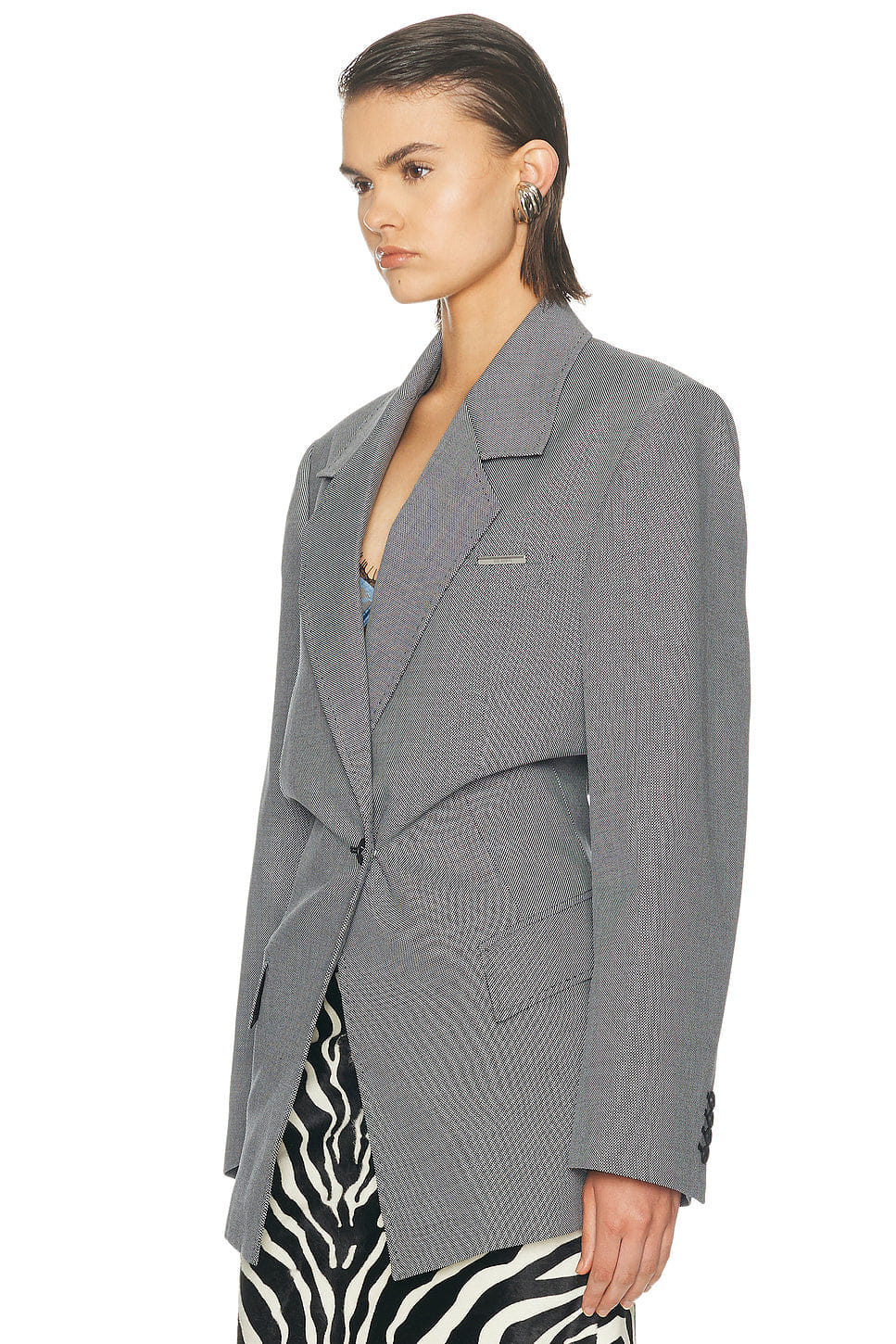 THE Attico Cinched Blazer