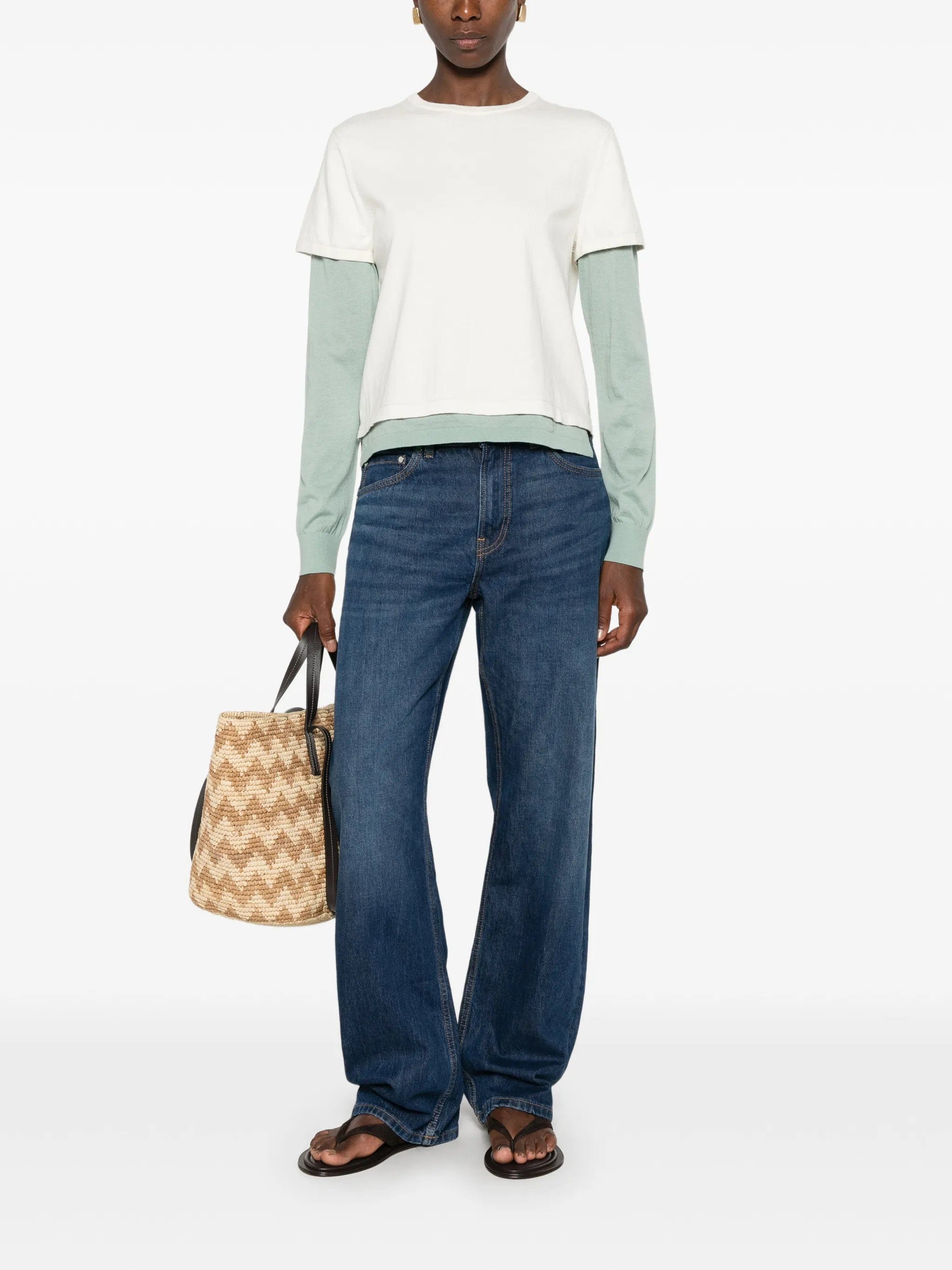 Guest In Residence layered T - shirt