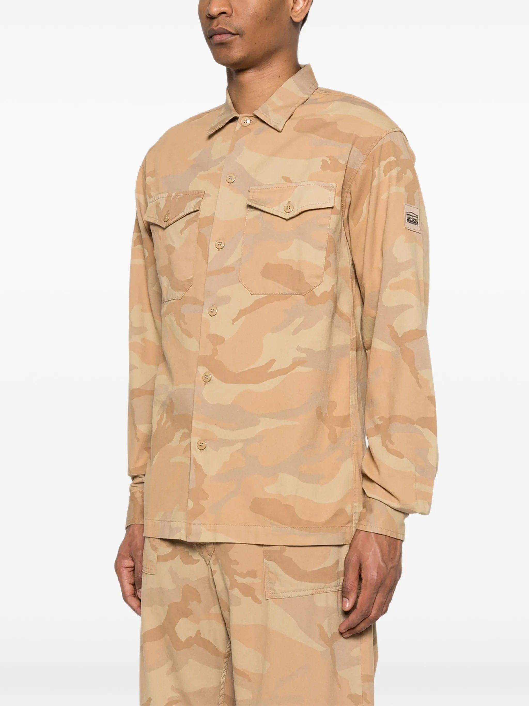 Aries camouflage long - sleeve shirt