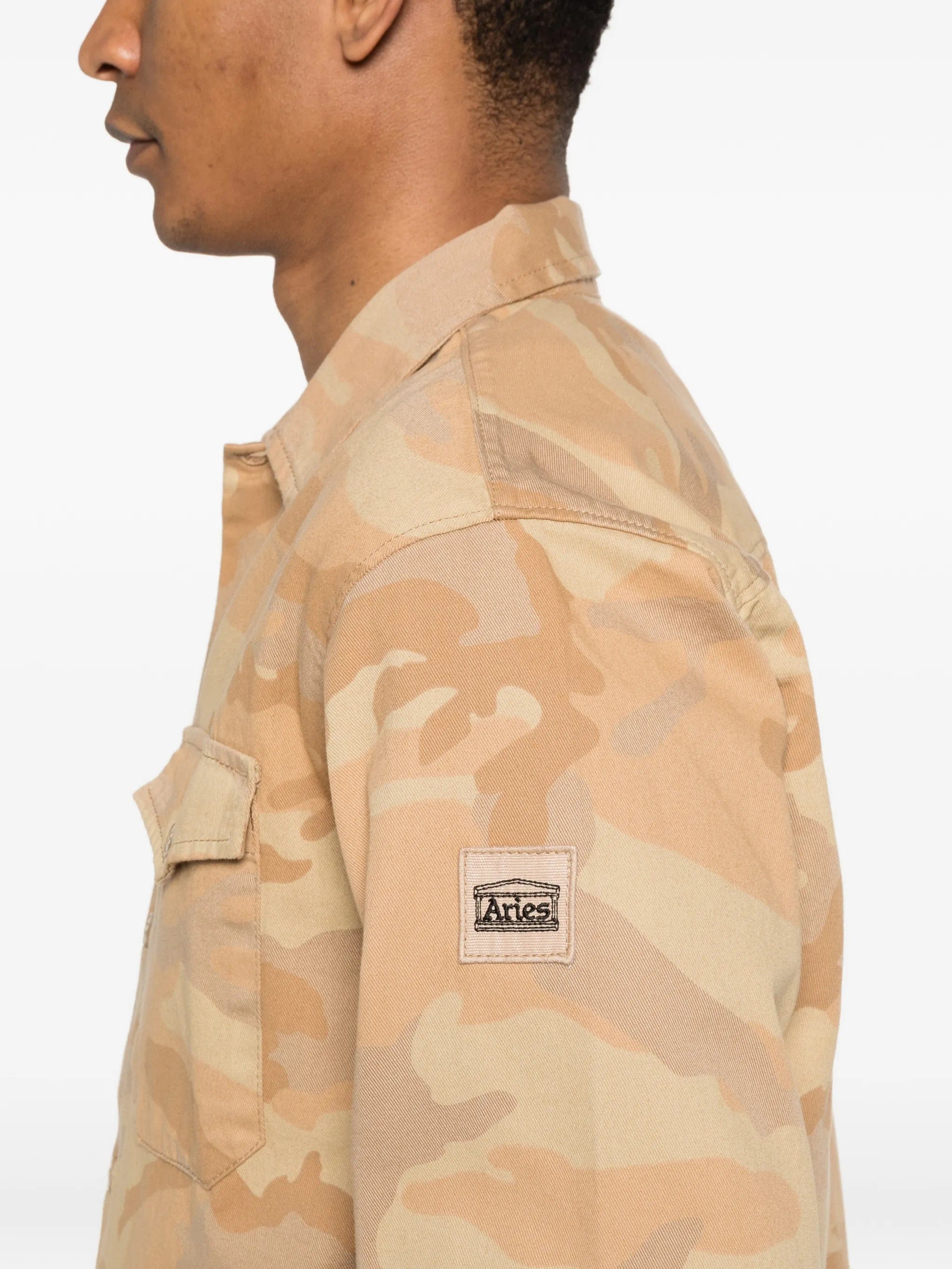 Aries camouflage long - sleeve shirt