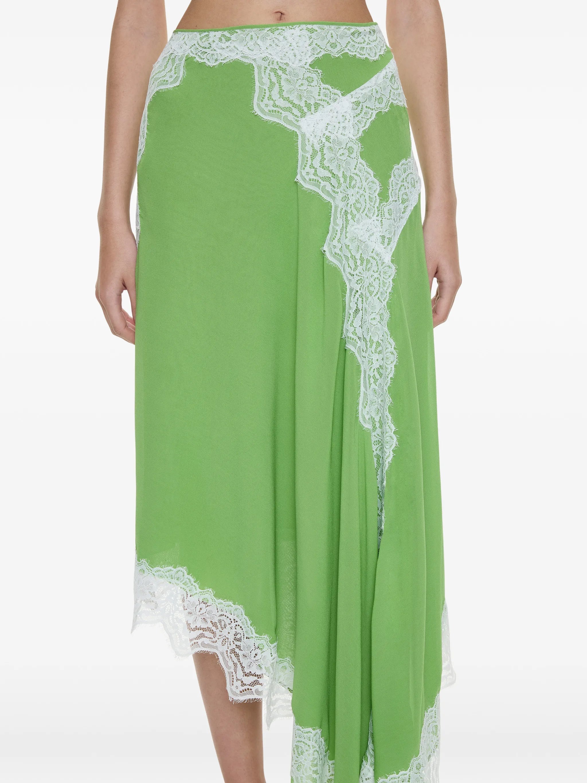 Christopher Esber Verve lace - detail asymmetric skirt