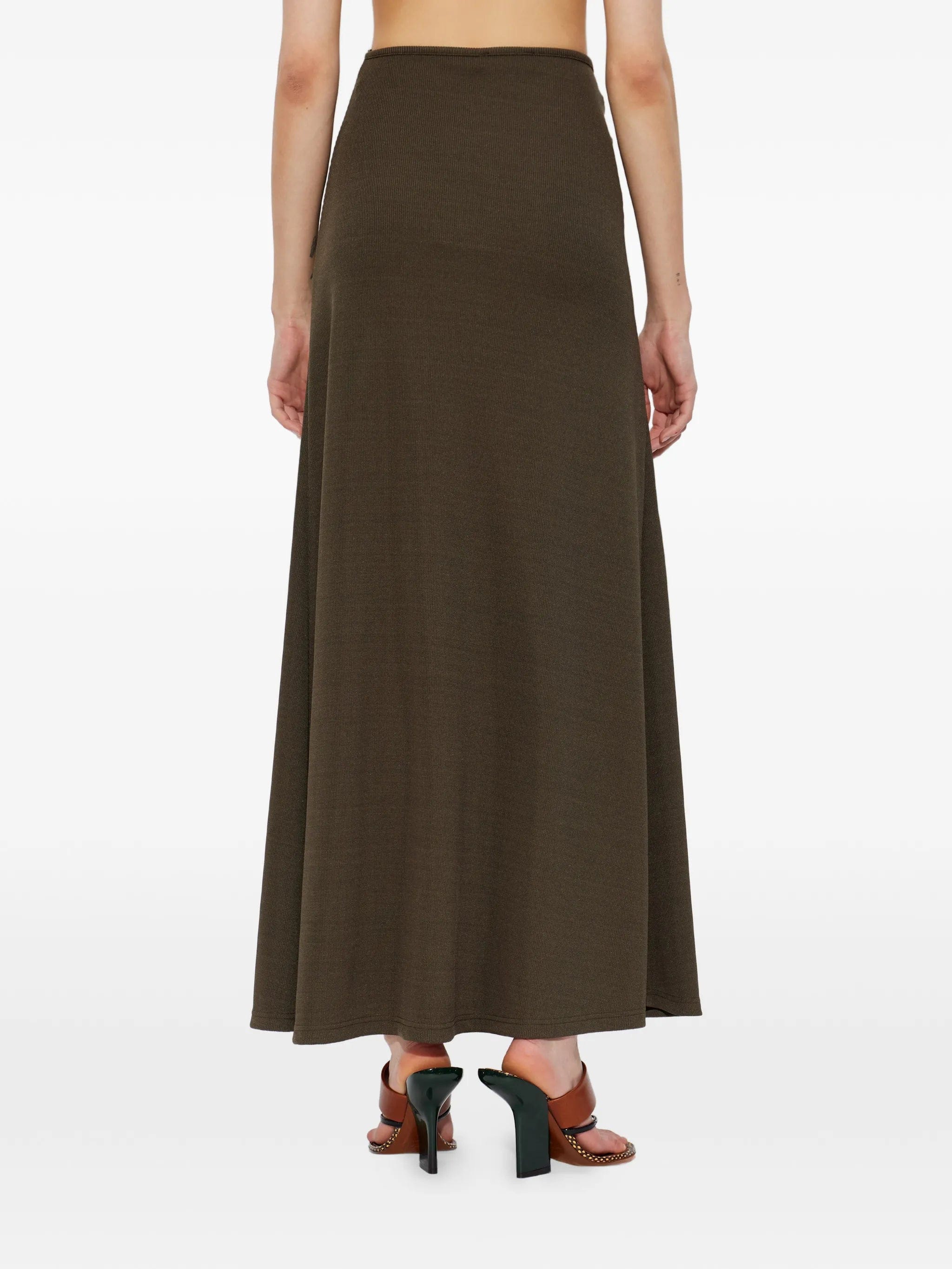 Christopher Esber buckle gathered skirt