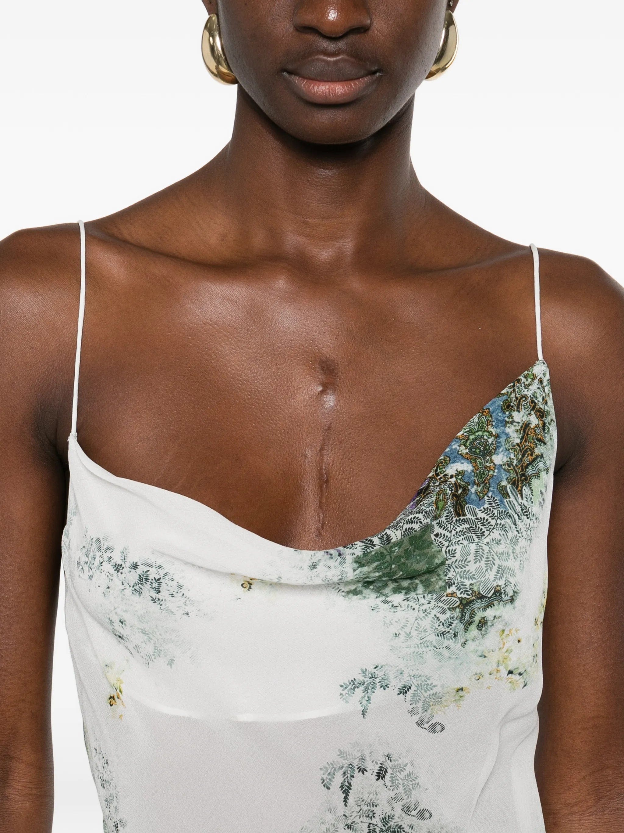 Christopher Esber Absence cowl - neck slip maxi dress