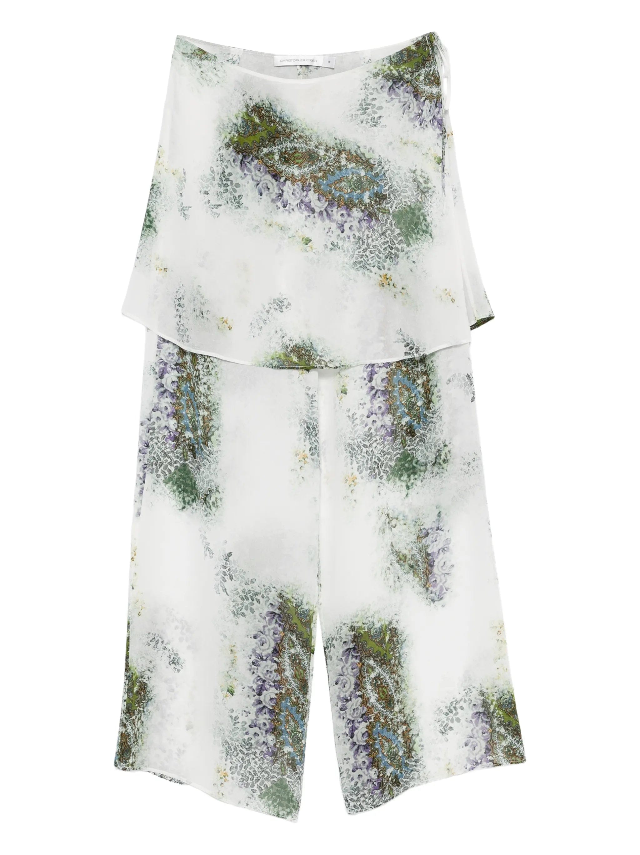 Christopher Esber absence - print trousers