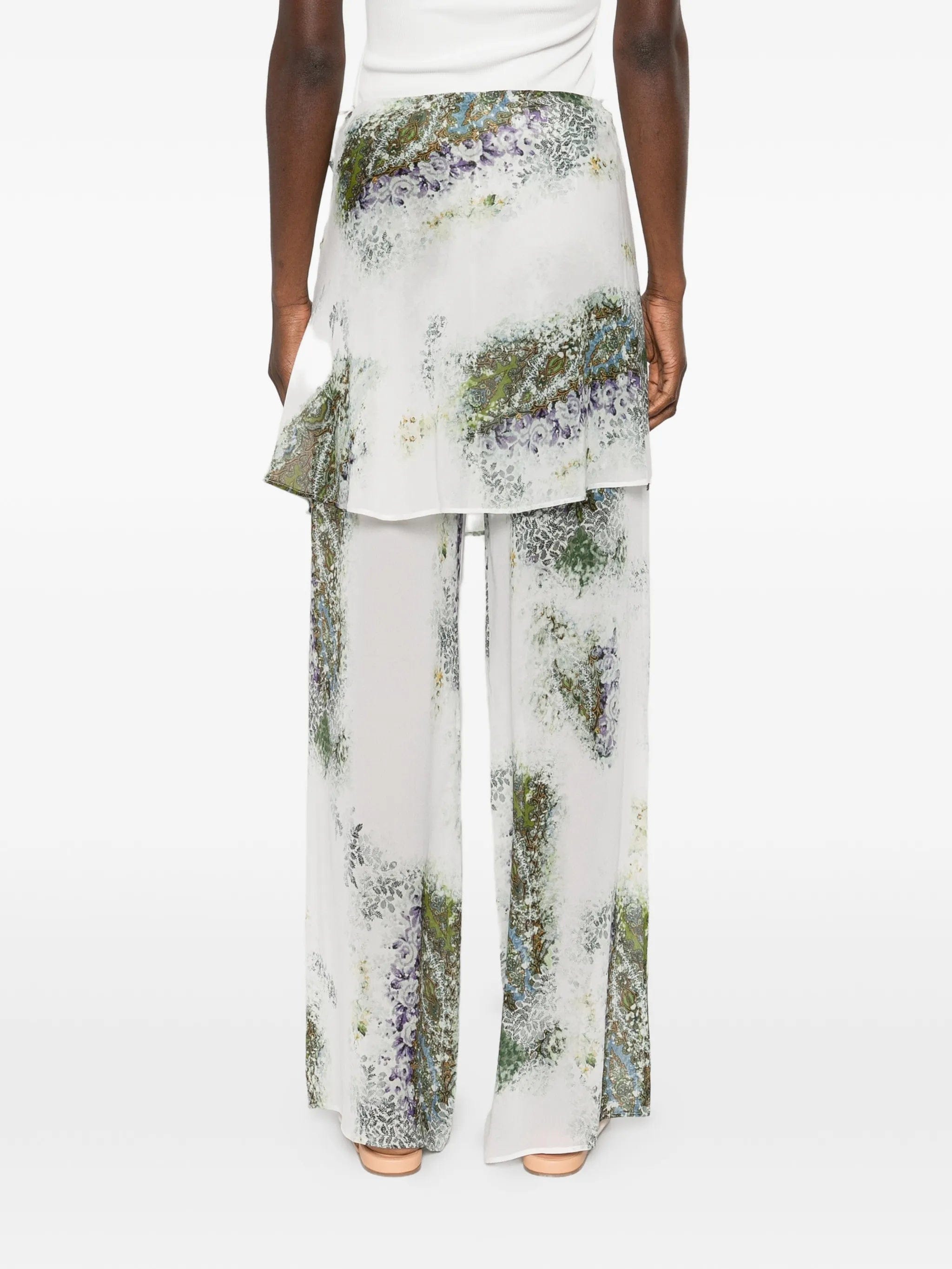Christopher Esber absence - print trousers