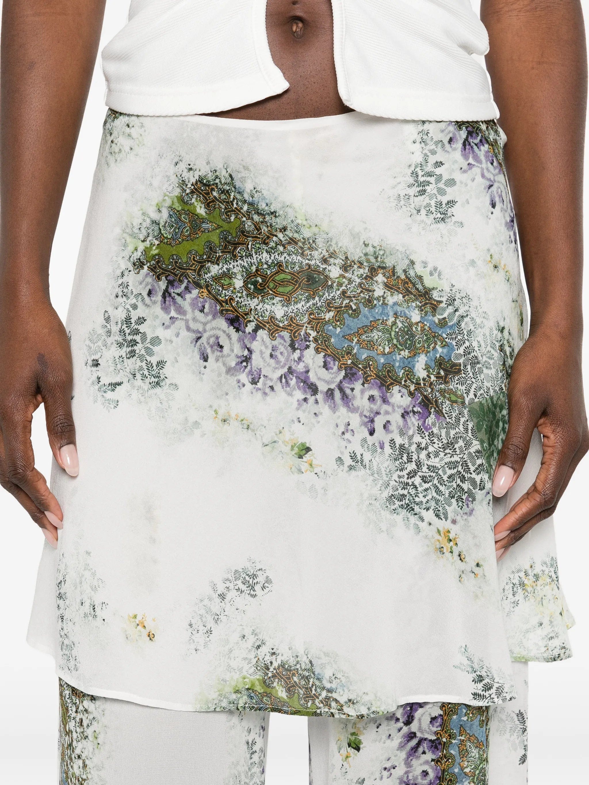 Christopher Esber absence - print trousers