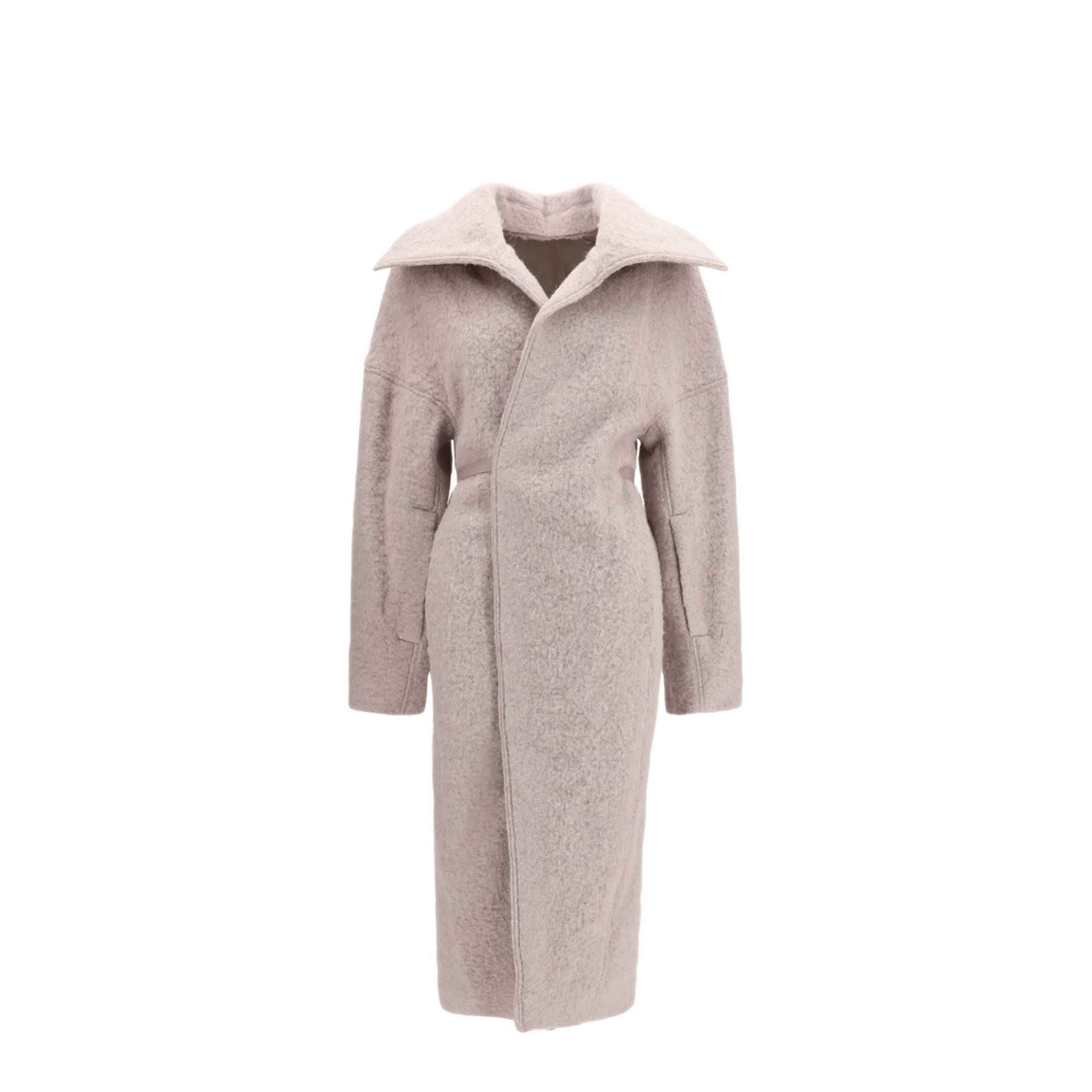 Rick Owens Dracucollar Belted Coat