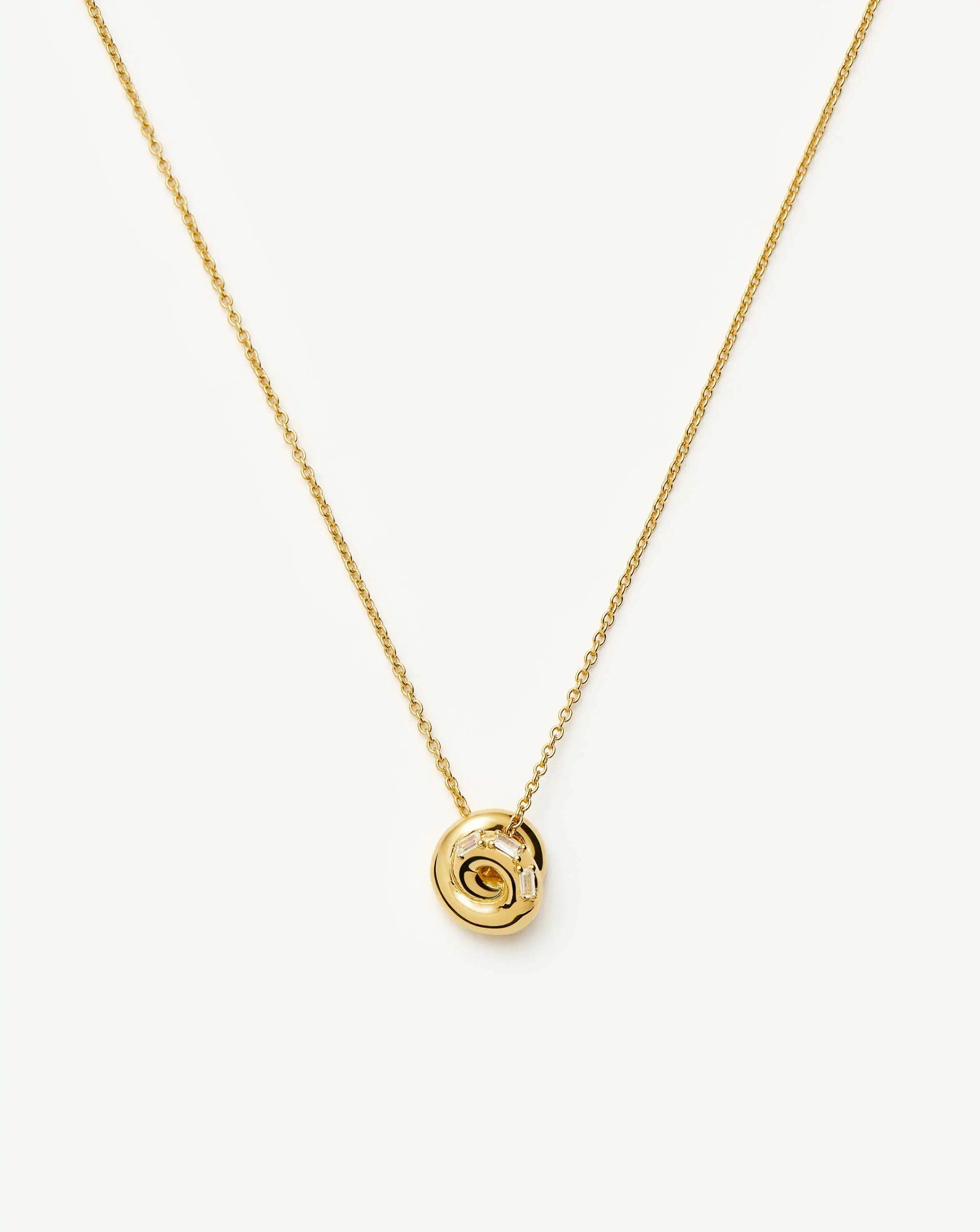 Knot Lucy Williams Pavé Knot Pendant Necklace | 18ct Gold Plated