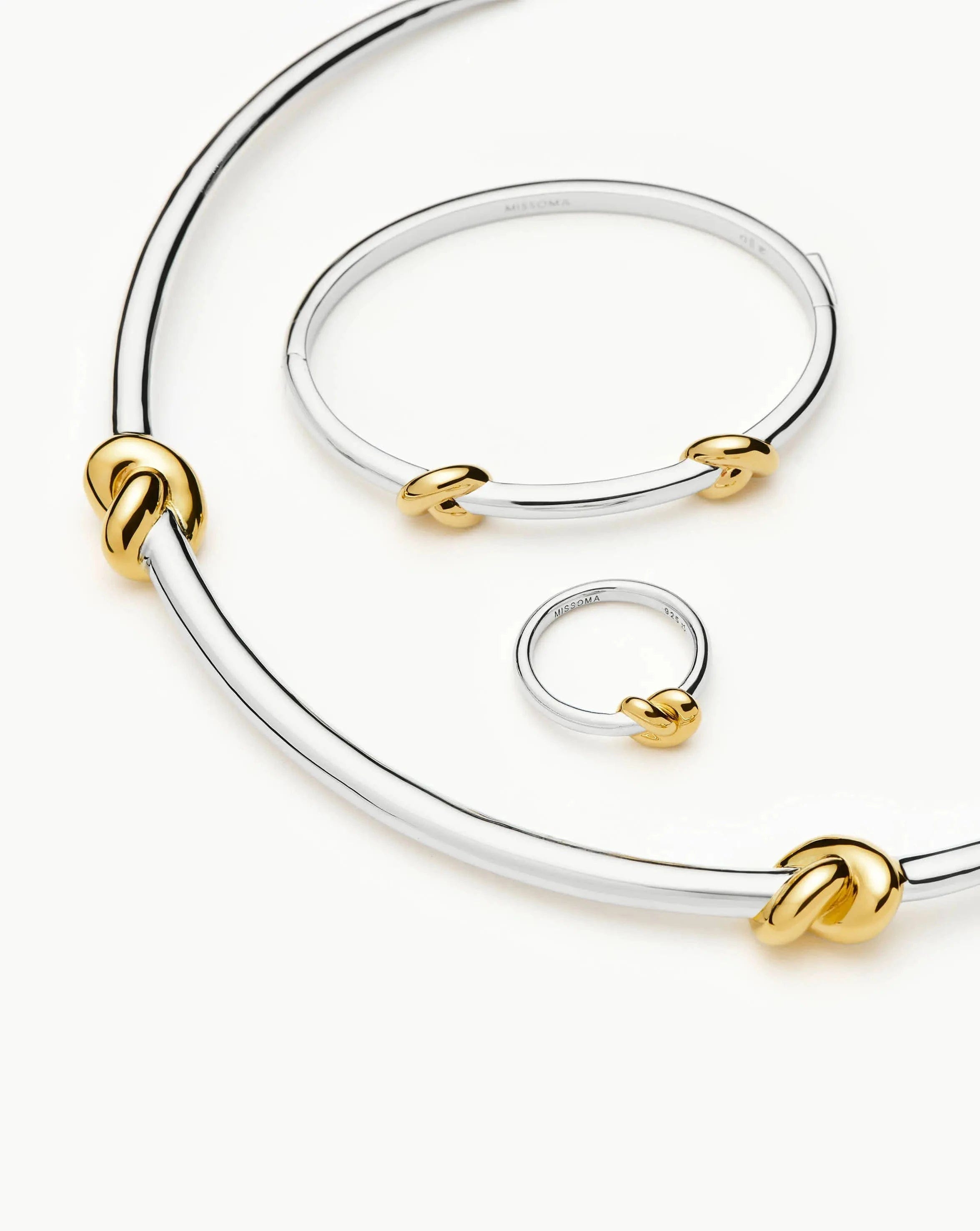 Knot Lucy Williams Knot Torque Necklace | Mixed Metal