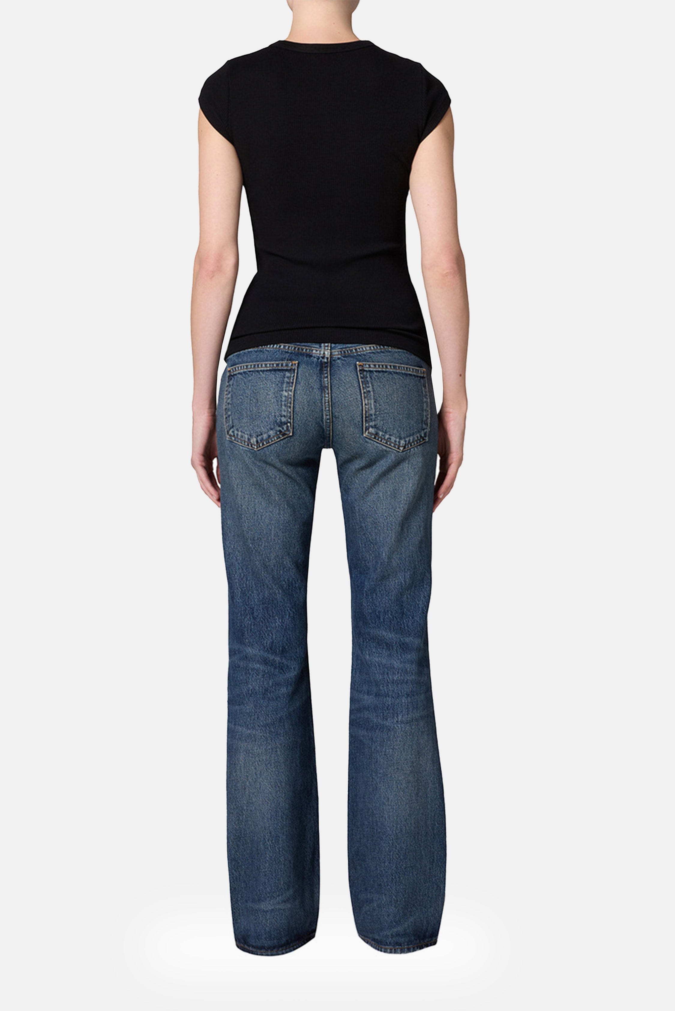 Agolde JEANS LOW RISE BOOT IN COMBINATION