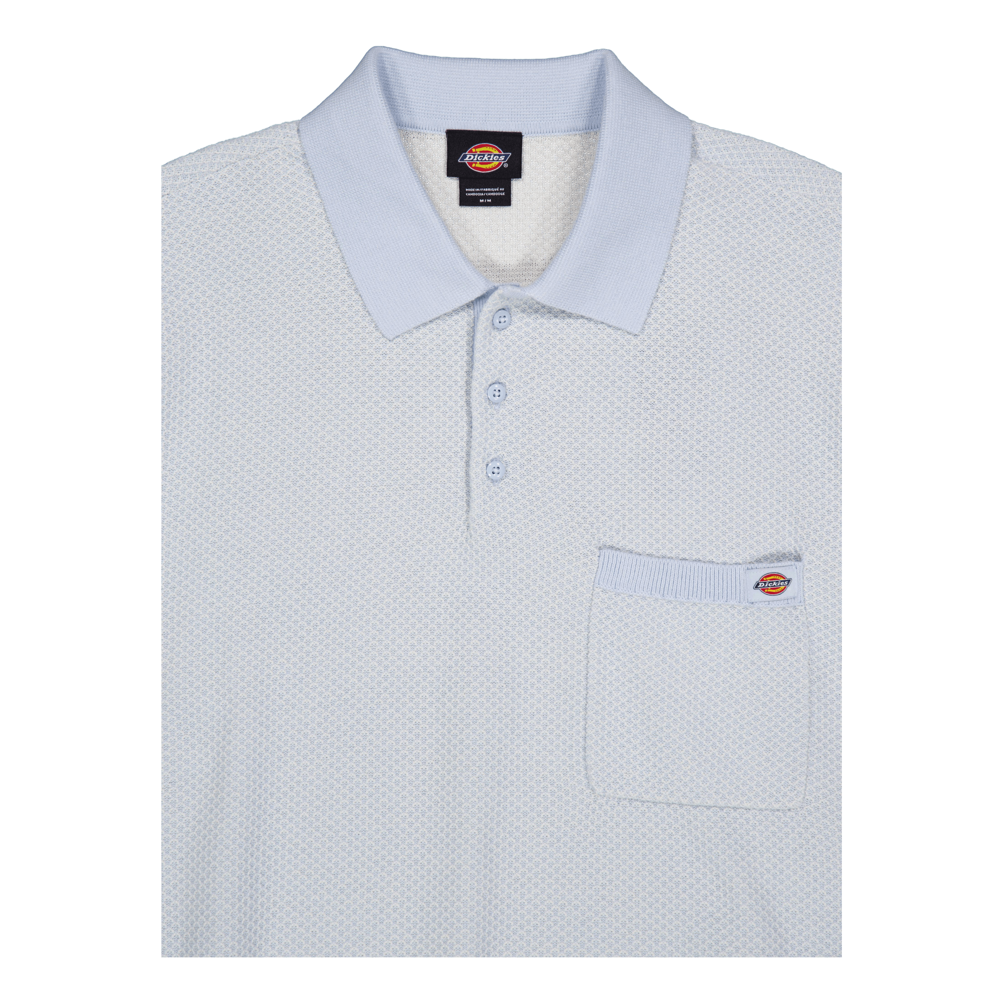 Dickies Rocky Knit Polo Ss Whitecap Gr Whitecap Gray