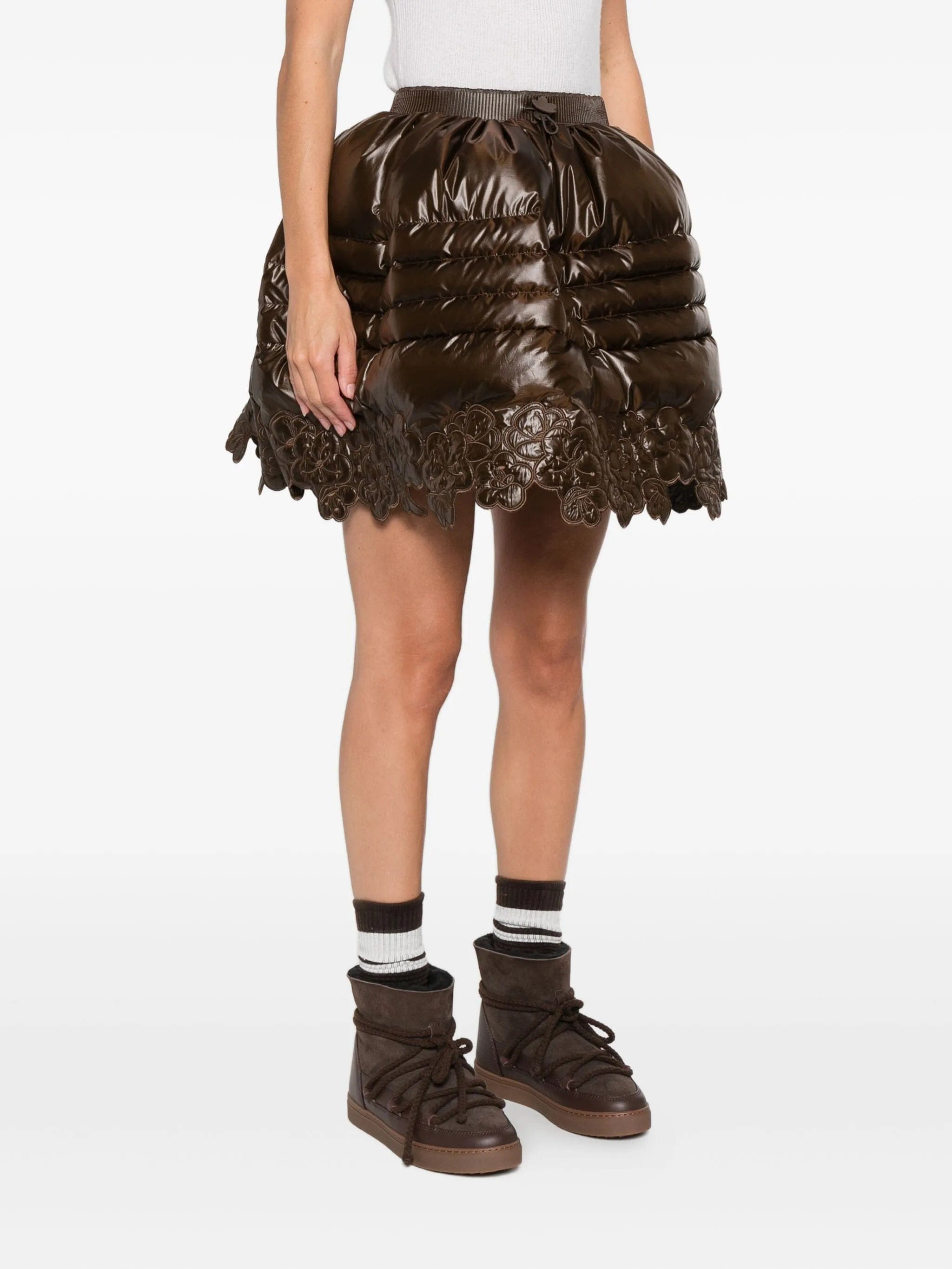 Cecilie Bahnsen x The North Face quilted mini skirt