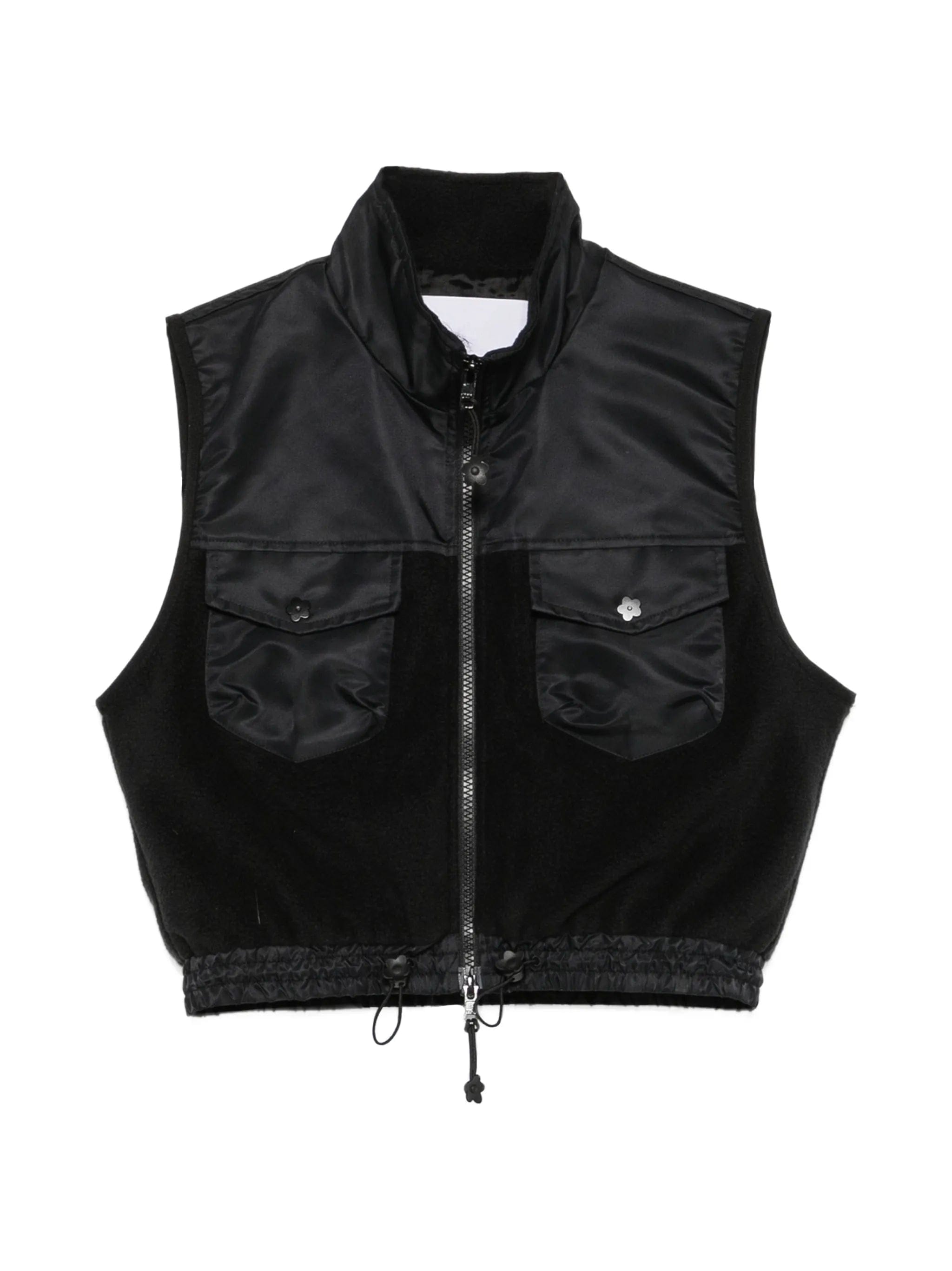 Cecilie Bahnsen Windflower - embroidered fleece vest