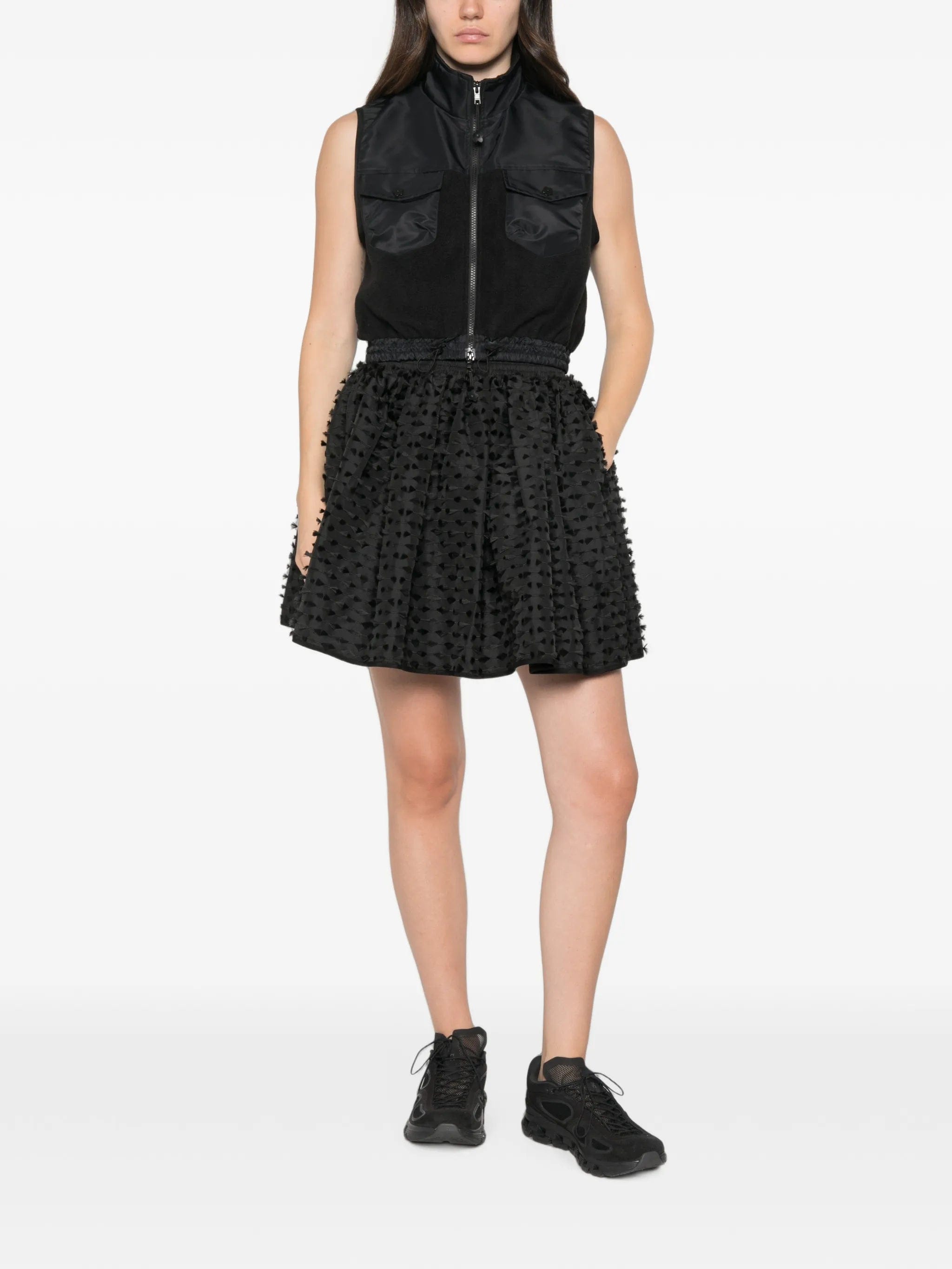 Cecilie Bahnsen Windflower - embroidered fleece vest