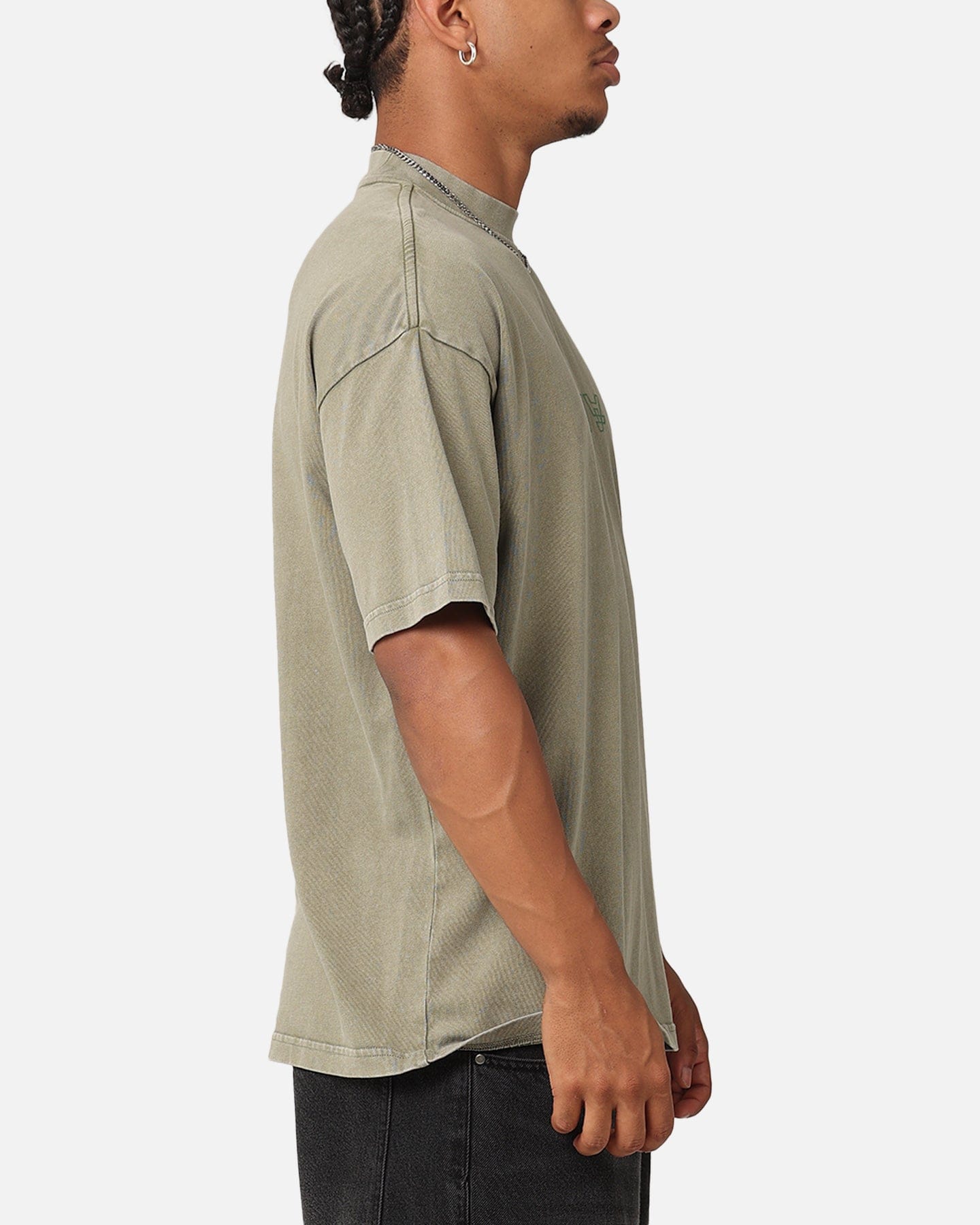 The Anti Order Anti XY Mock Neck T - Shirt Vintage Khaki