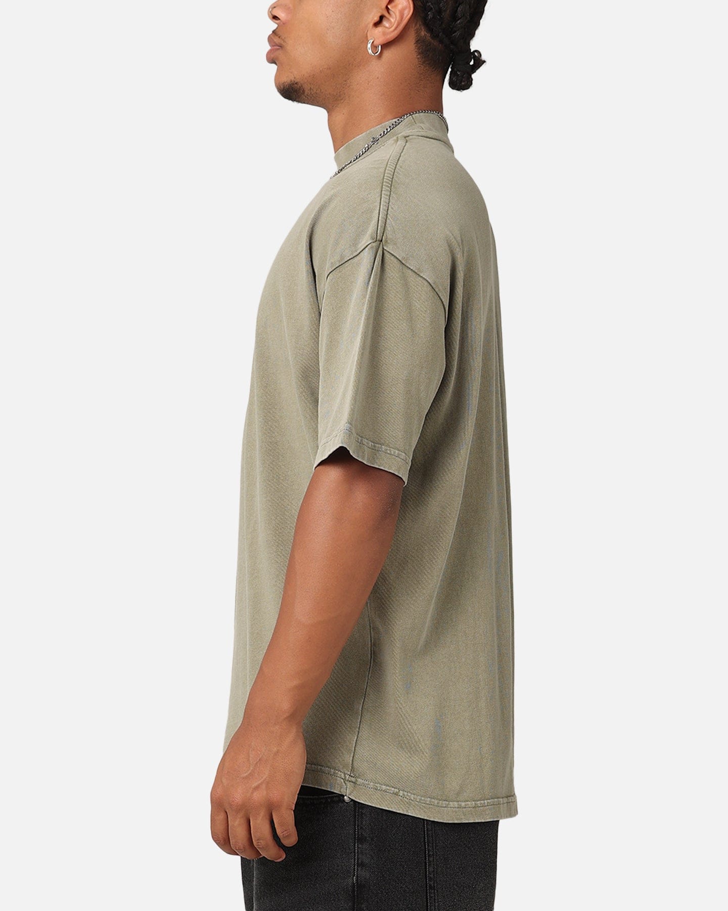 The Anti Order Anti XY Mock Neck T - Shirt Vintage Khaki