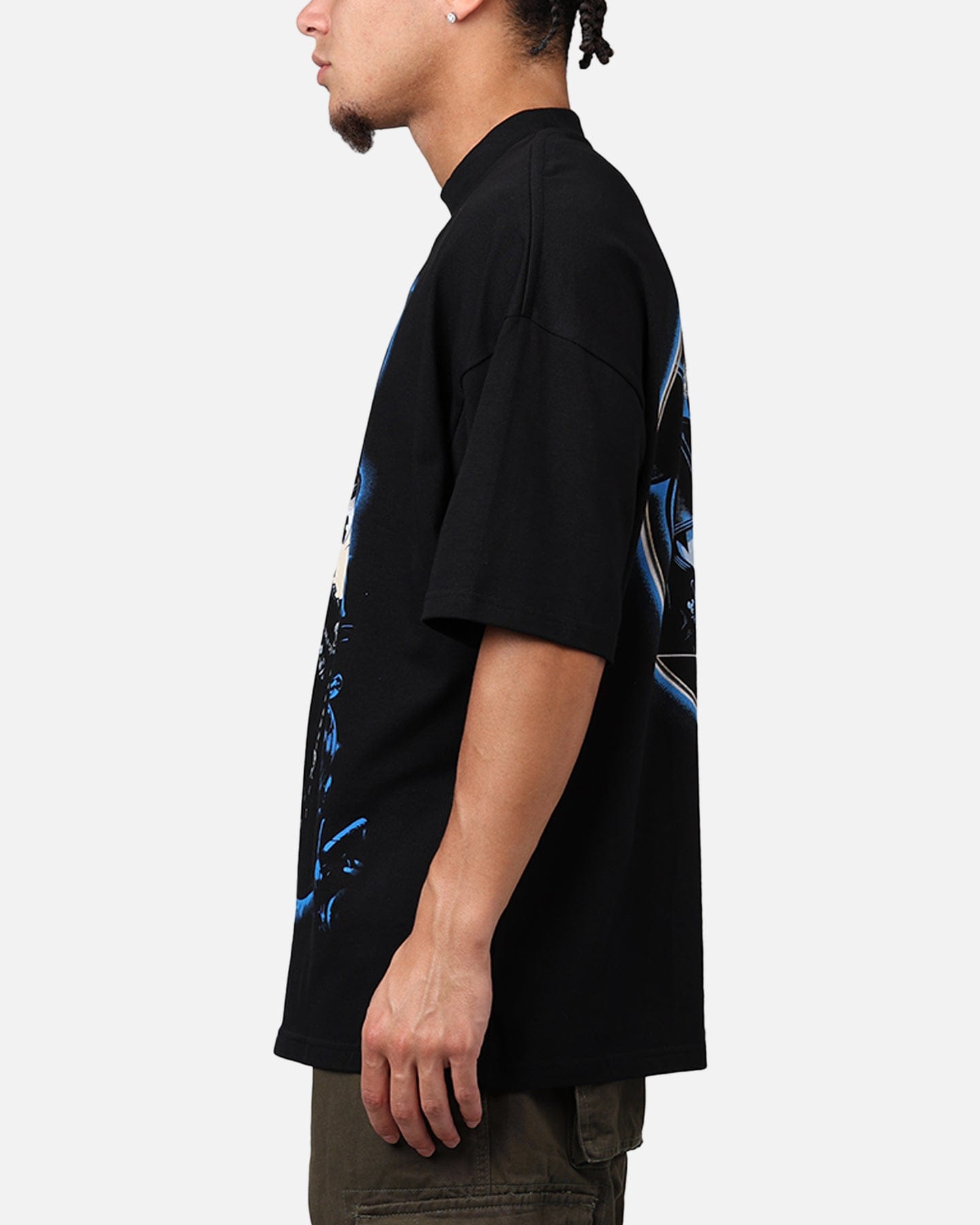 Loiter Disney Kingdom Hearts King Mickey Mockneck T - Shirt Black