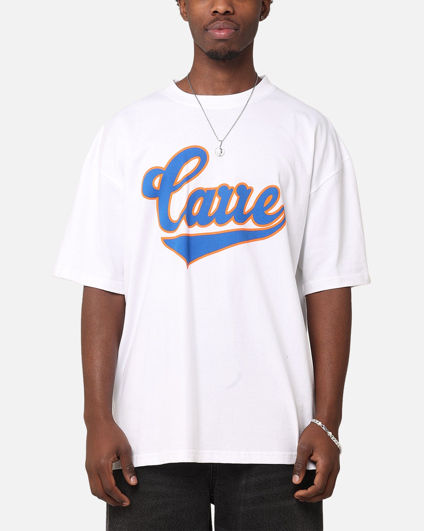 Carre Team Script T - Shirt White