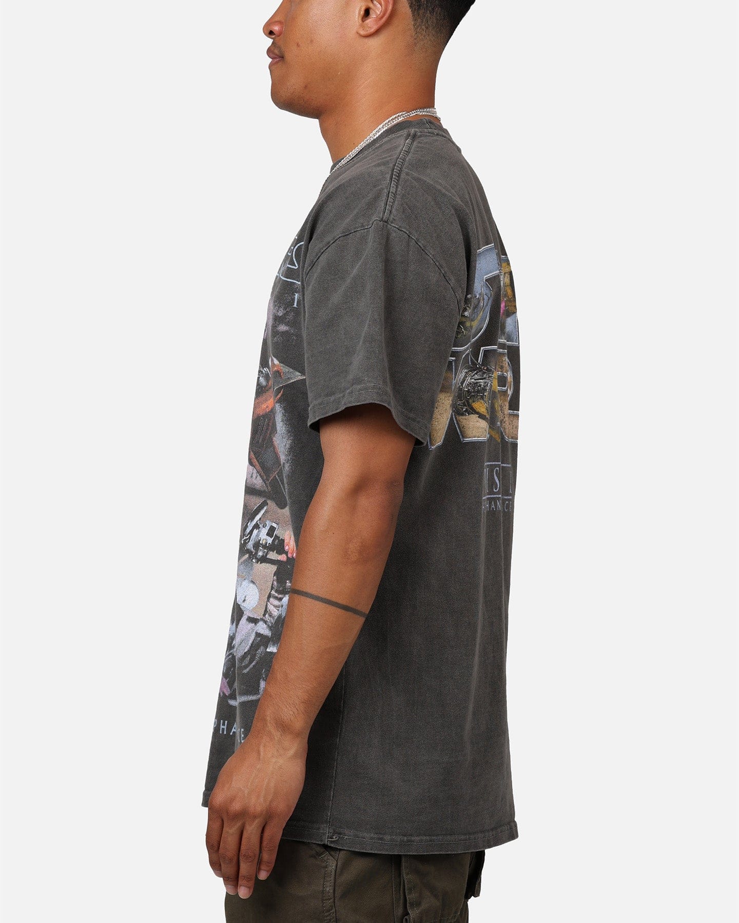 73studio Star Wars Episode I '99 Heavyweight Vintage T - Shirt Black Wash