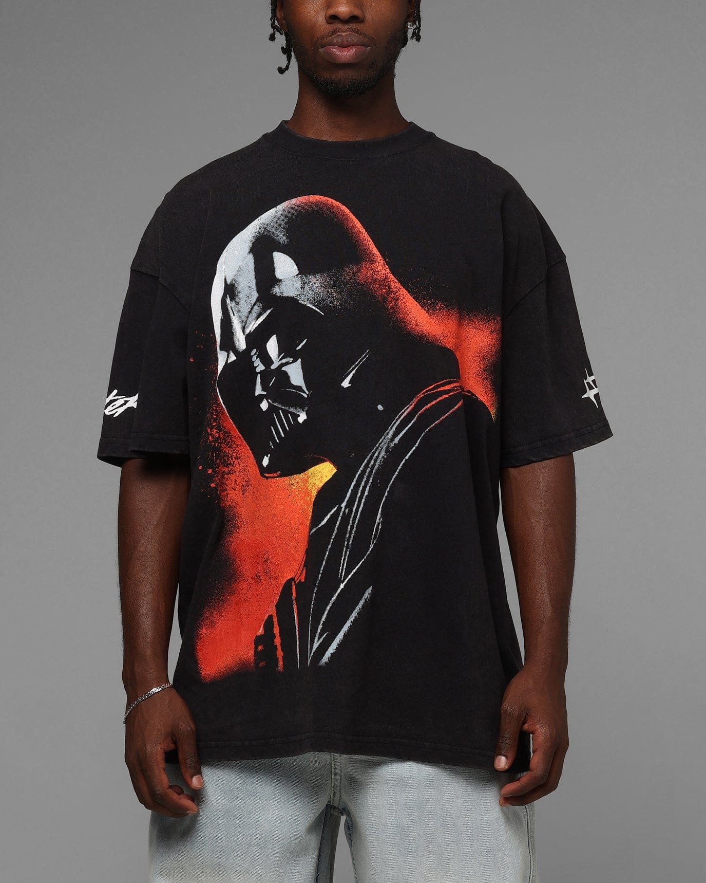 Loiter Star Wars Darth Vader T - Shirt Black Wash