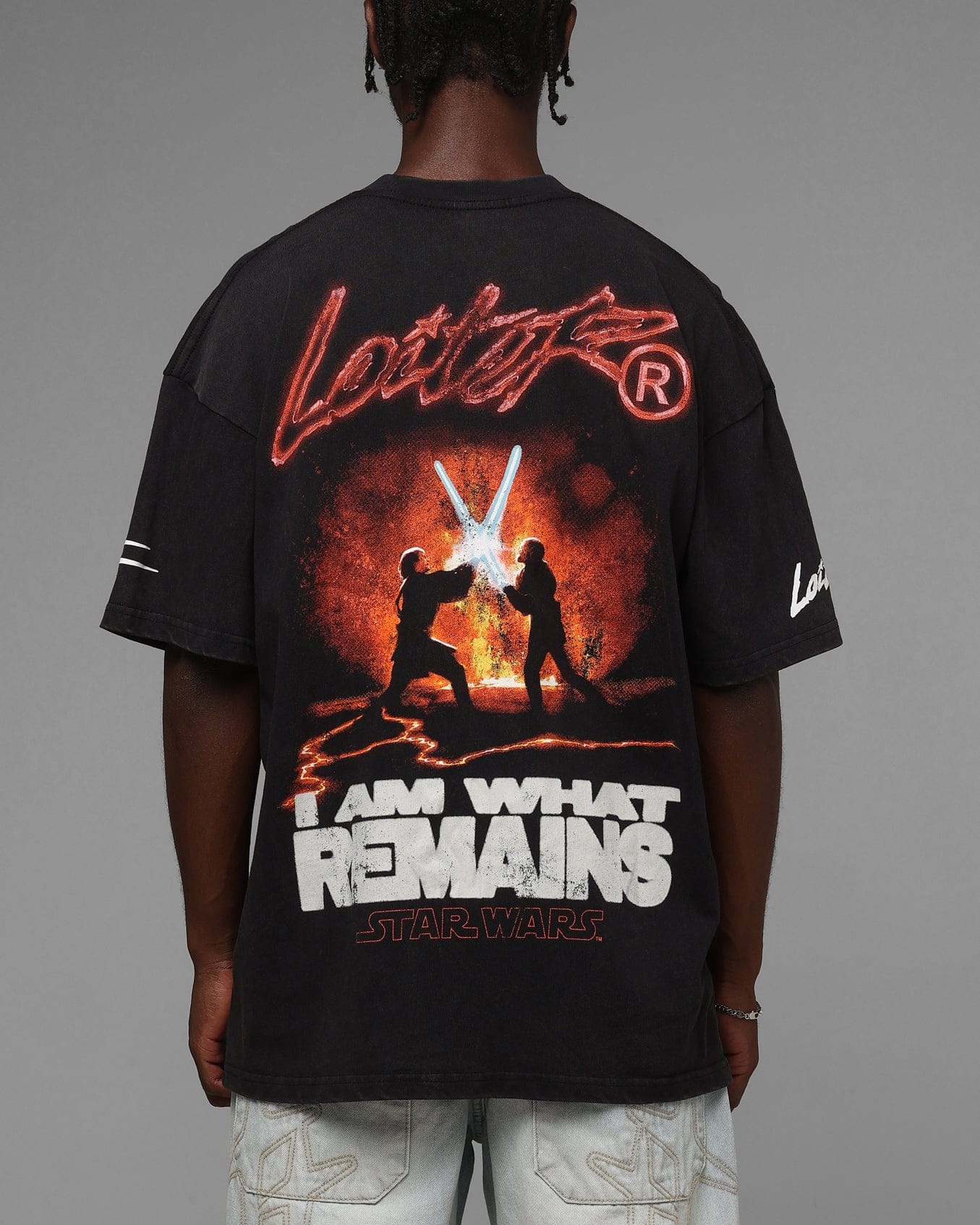Loiter Star Wars Darth Vader T - Shirt Black Wash