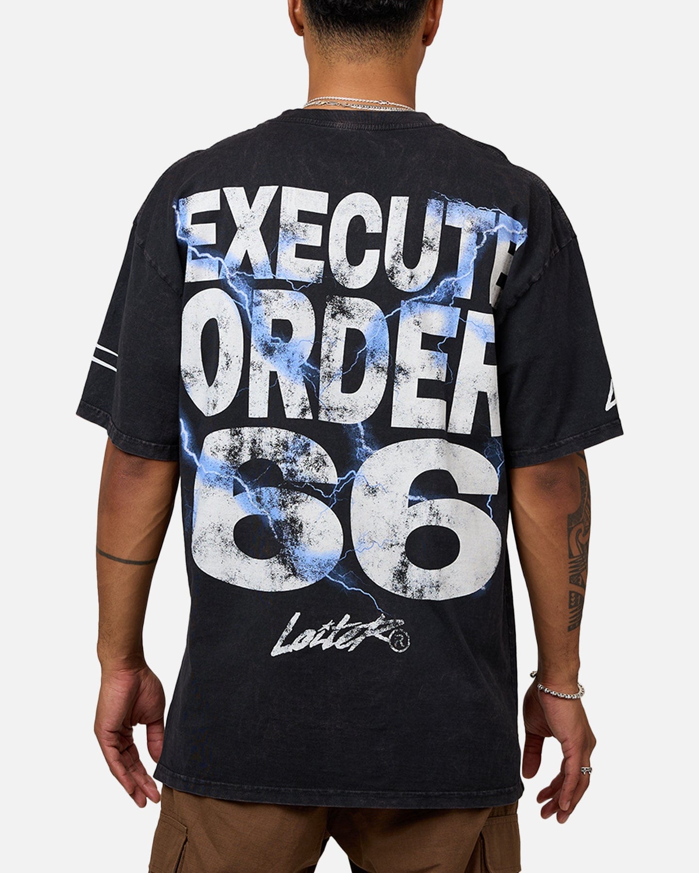 Loiter Star Wars Darth Sidious T - Shirt Black Wash