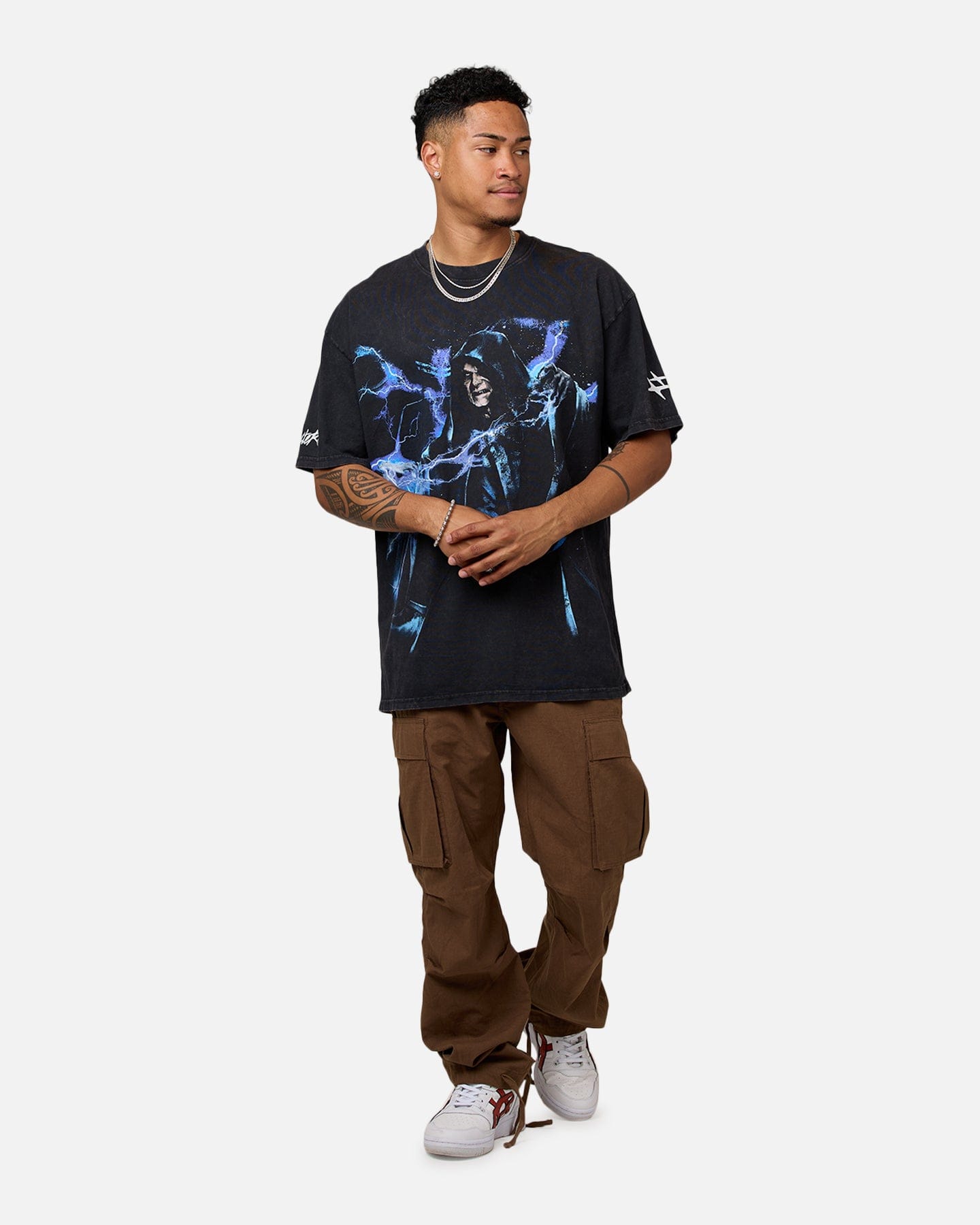 Loiter Star Wars Darth Sidious T - Shirt Black Wash