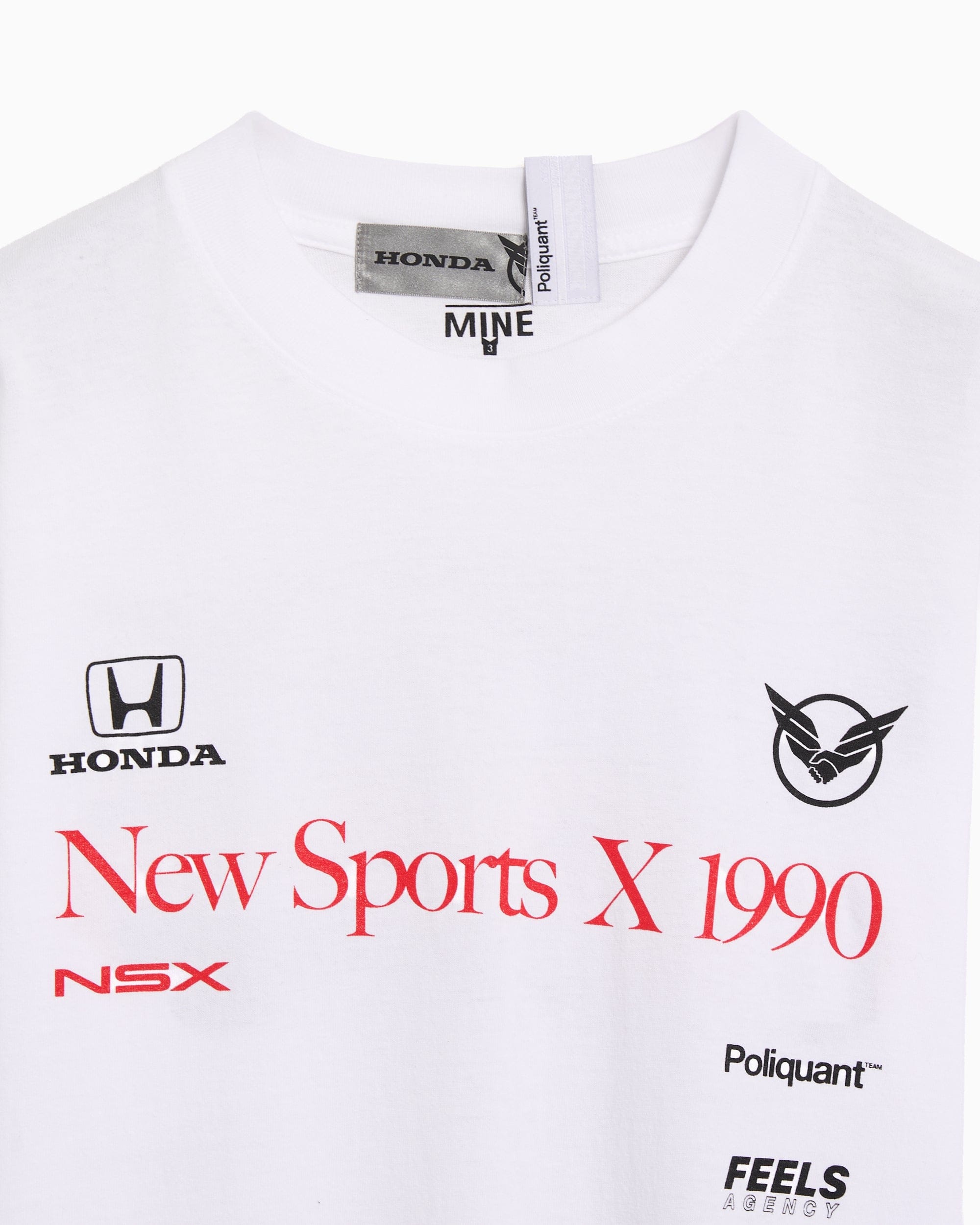 Poliquant Camiseta con gráfico Relaxed de manga larga Poliquant The New Sports x 1990 Limited Edition para hombre