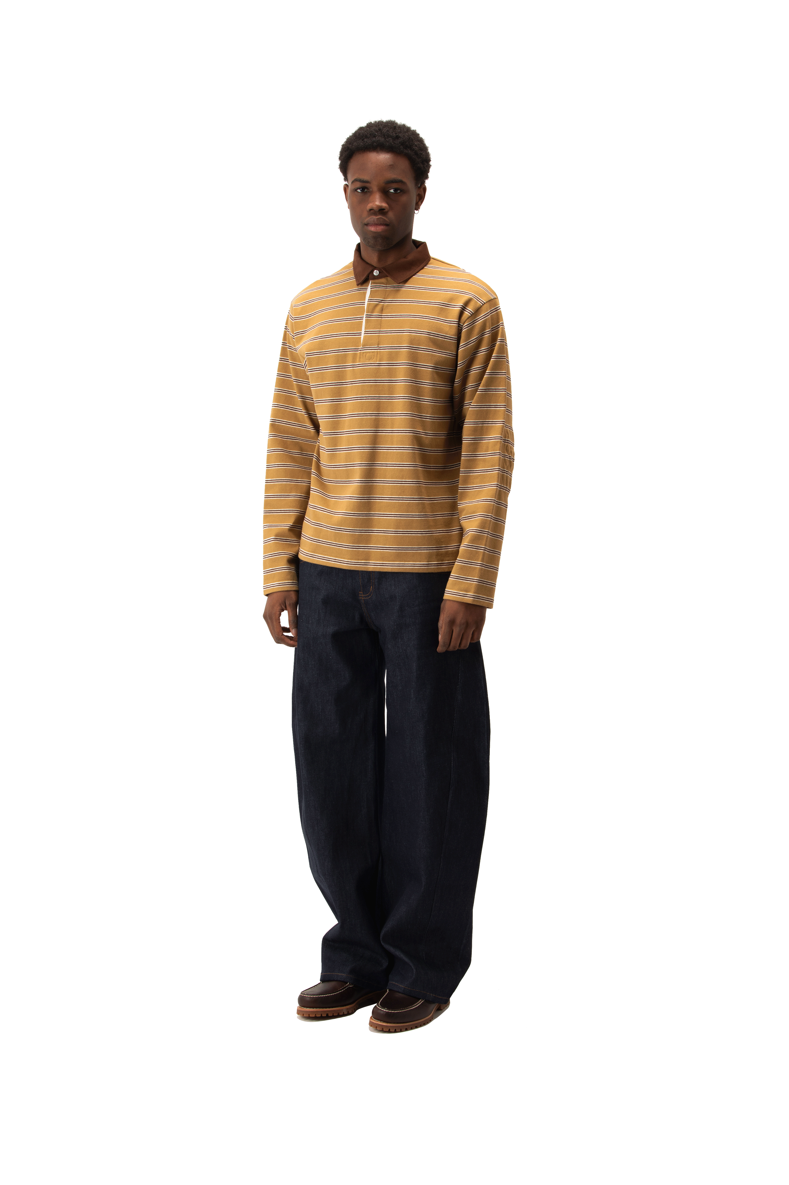 Logo Link Logo Striped Polo