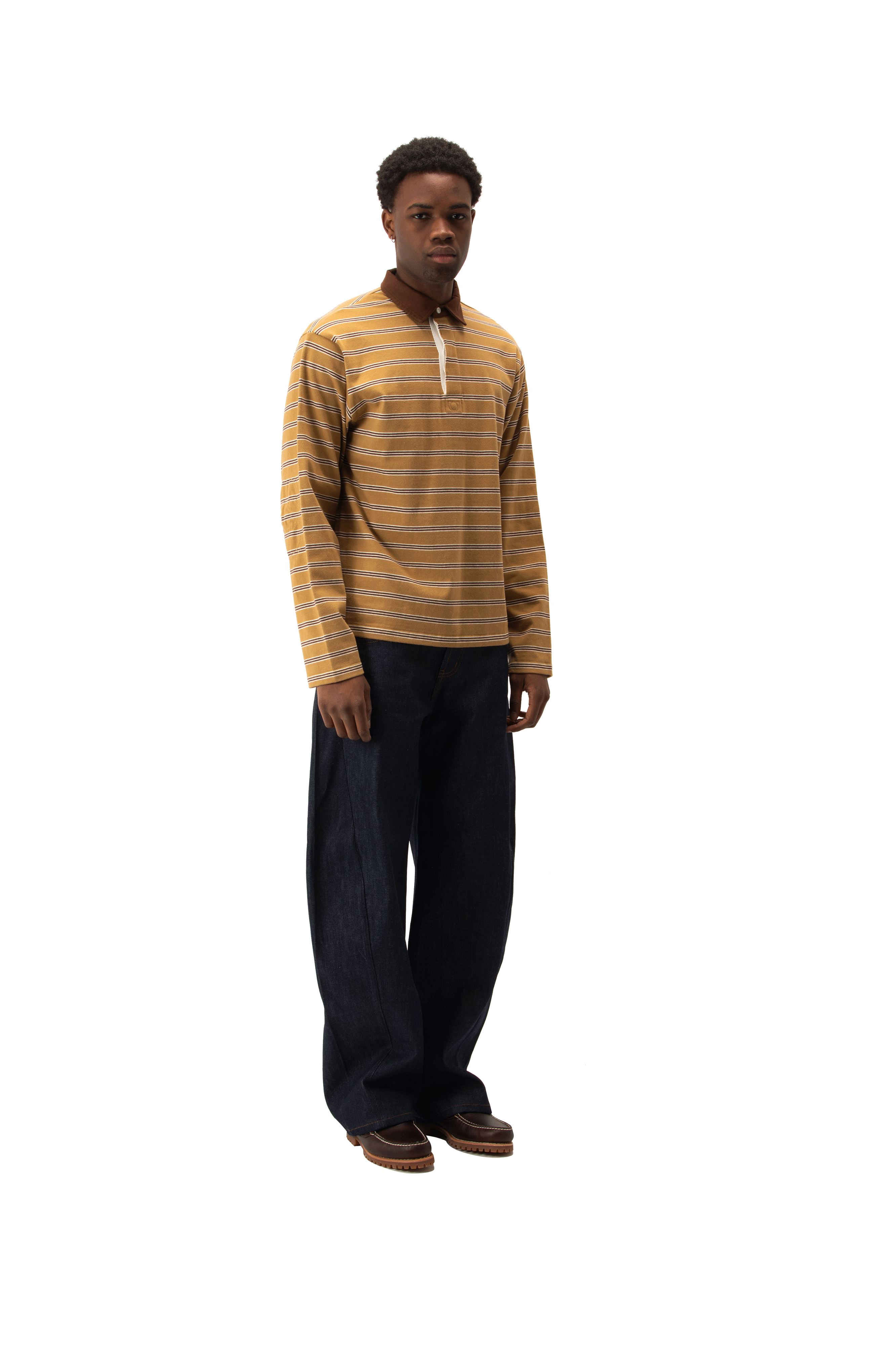 Logo Link Logo Striped Polo