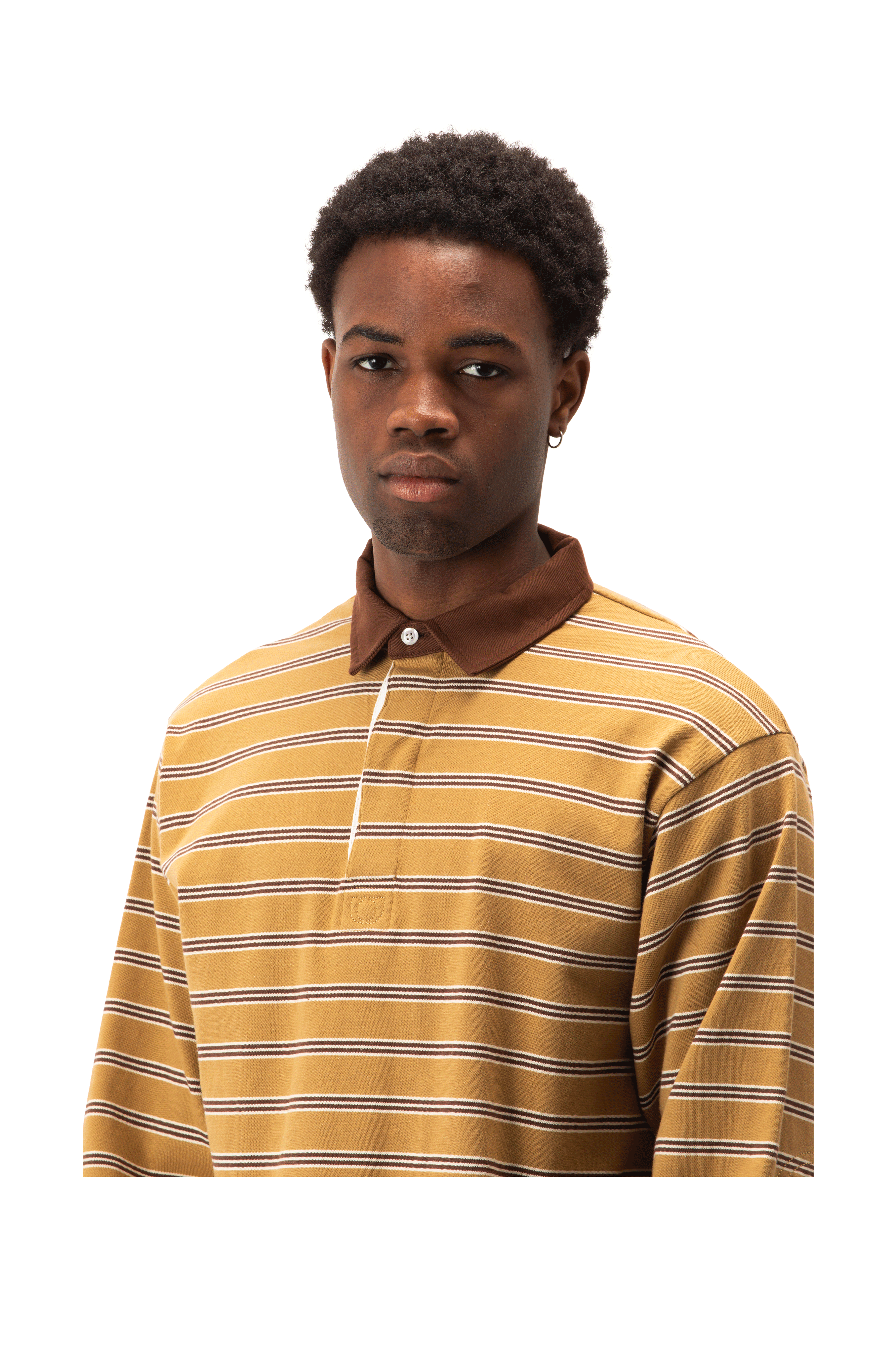 Logo Link Logo Striped Polo