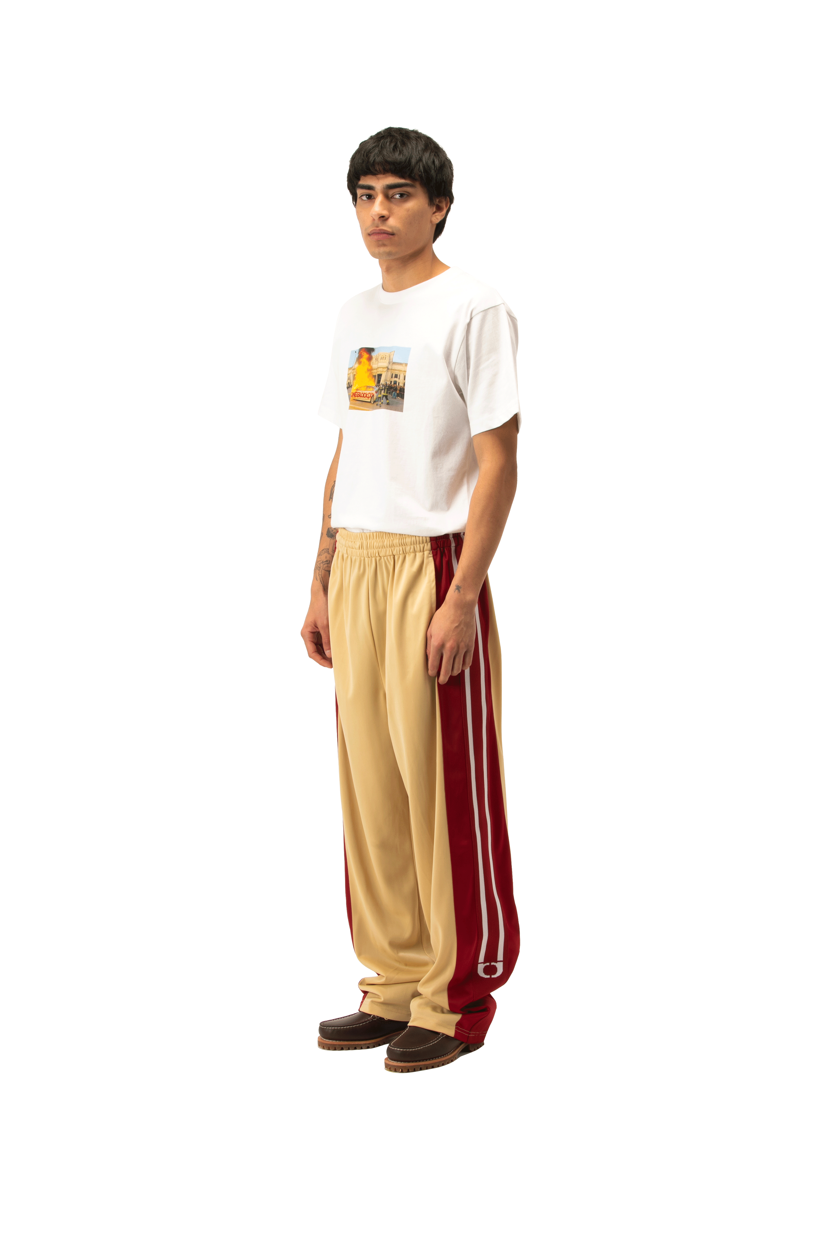 One Block Down Link Jacquard Band Pant