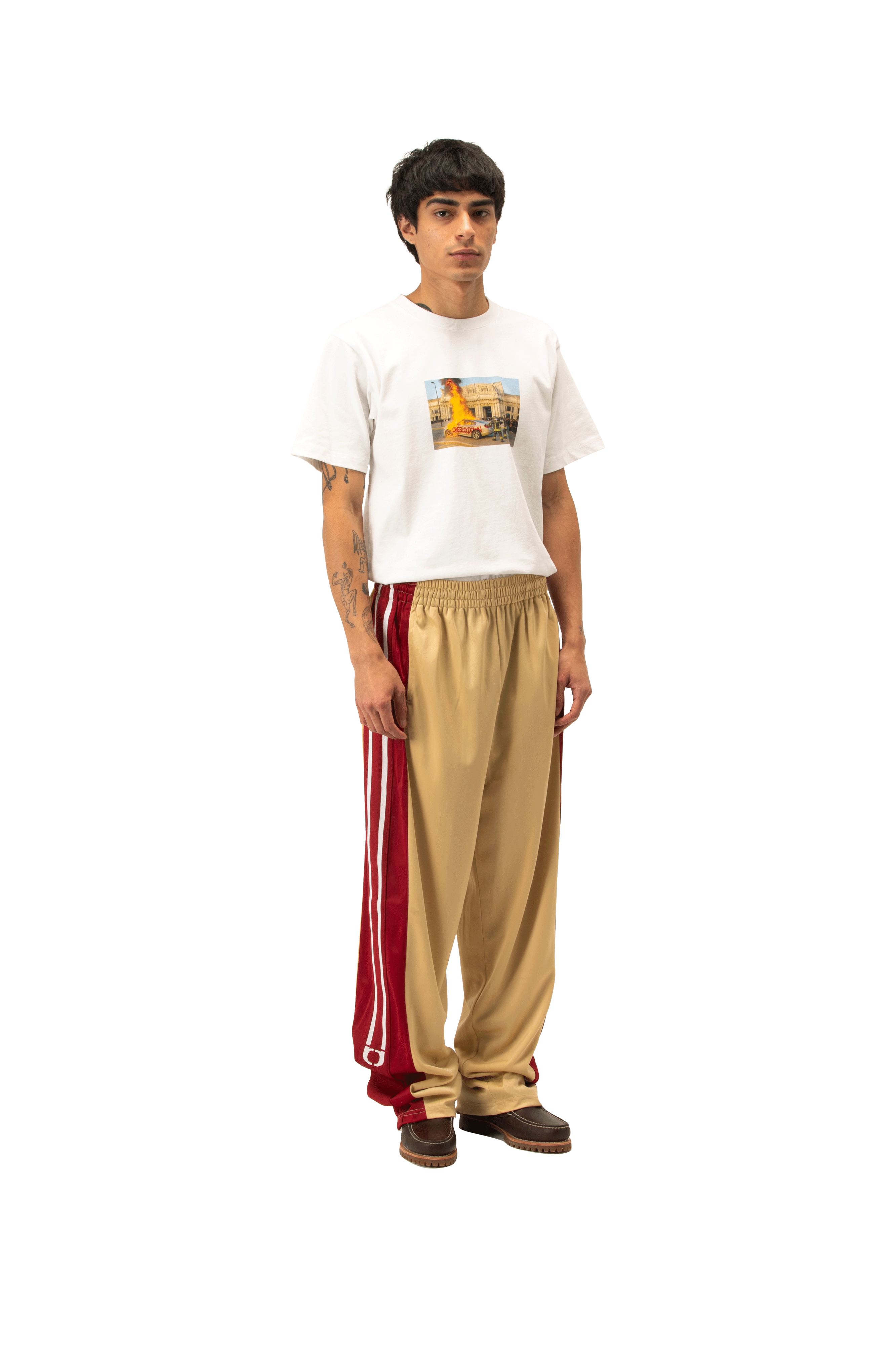 One Block Down Link Jacquard Band Pant