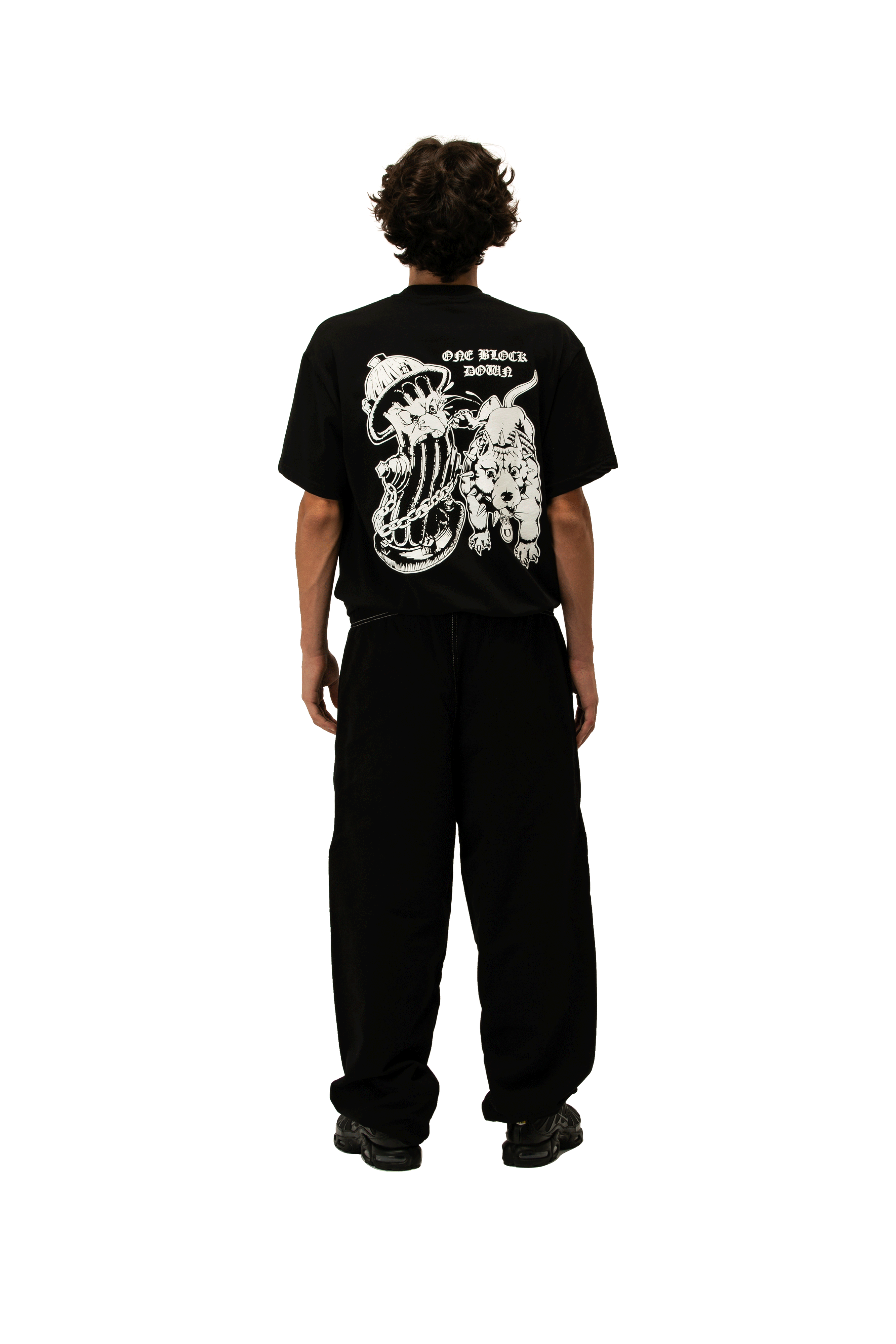 Logo Contrast Logo Baggy Sweatpants