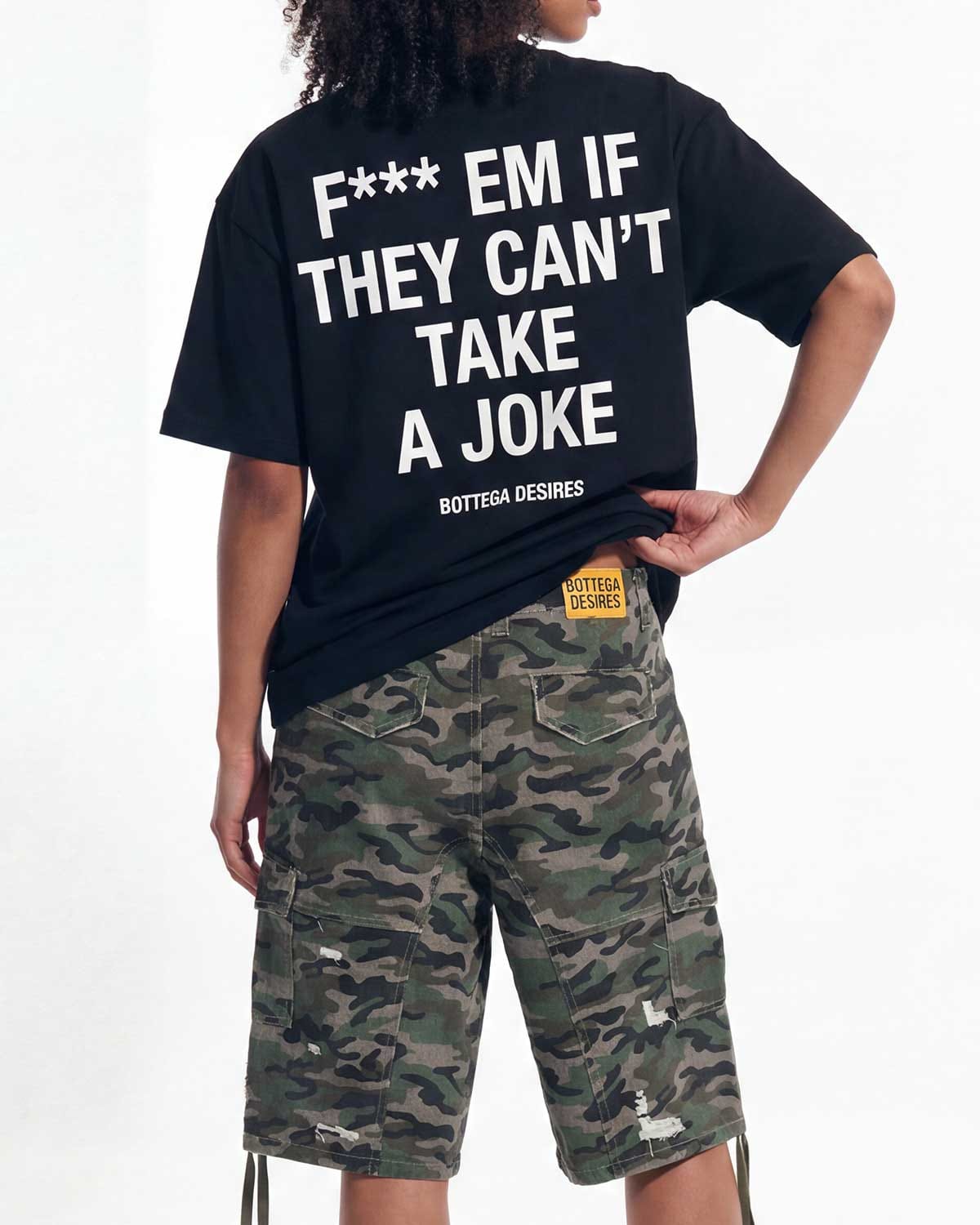 Bottega Desires F*** Em T-Shirt Black