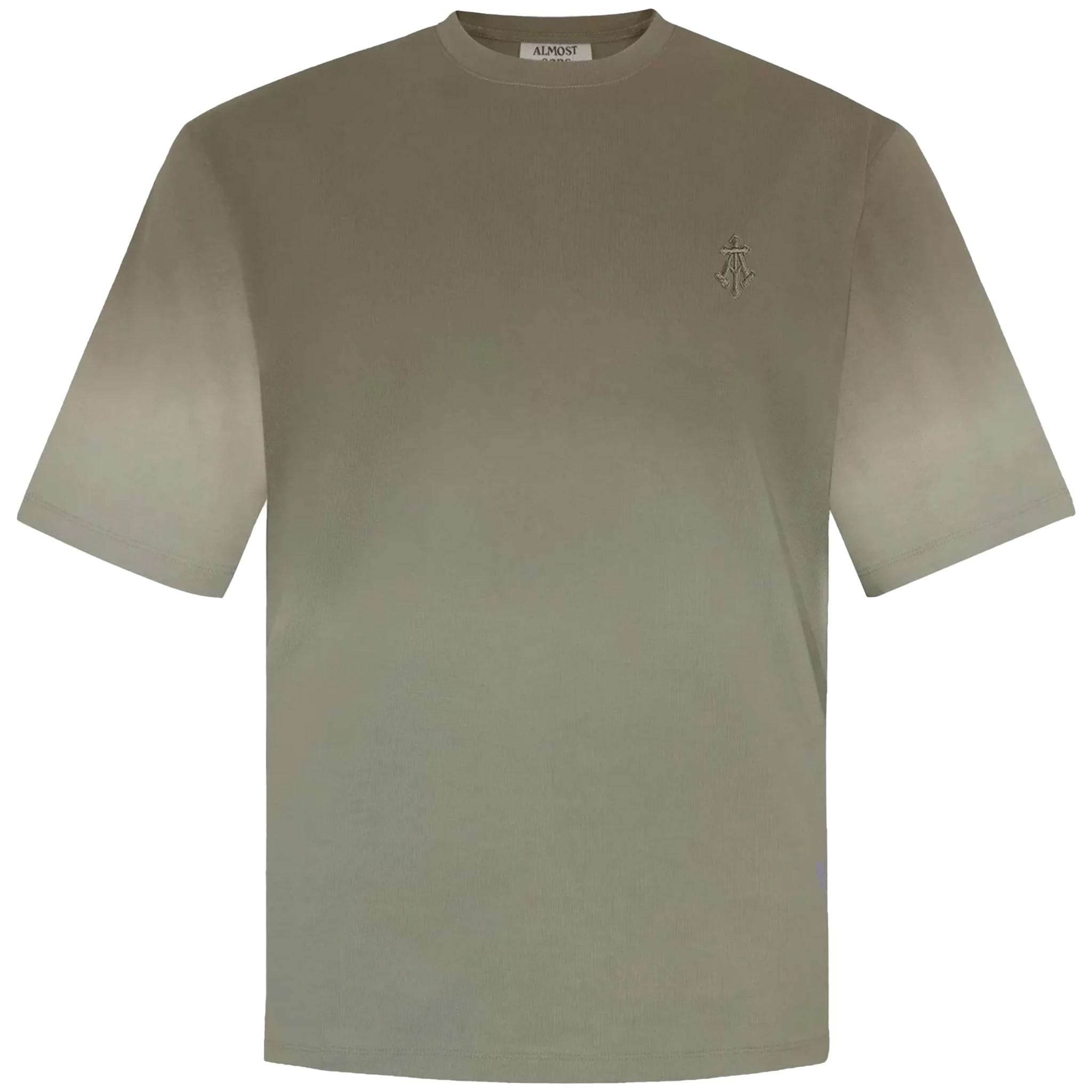 Almost Gods ALPHA CROSS T-Shirt (DIP DYE GREEN)
