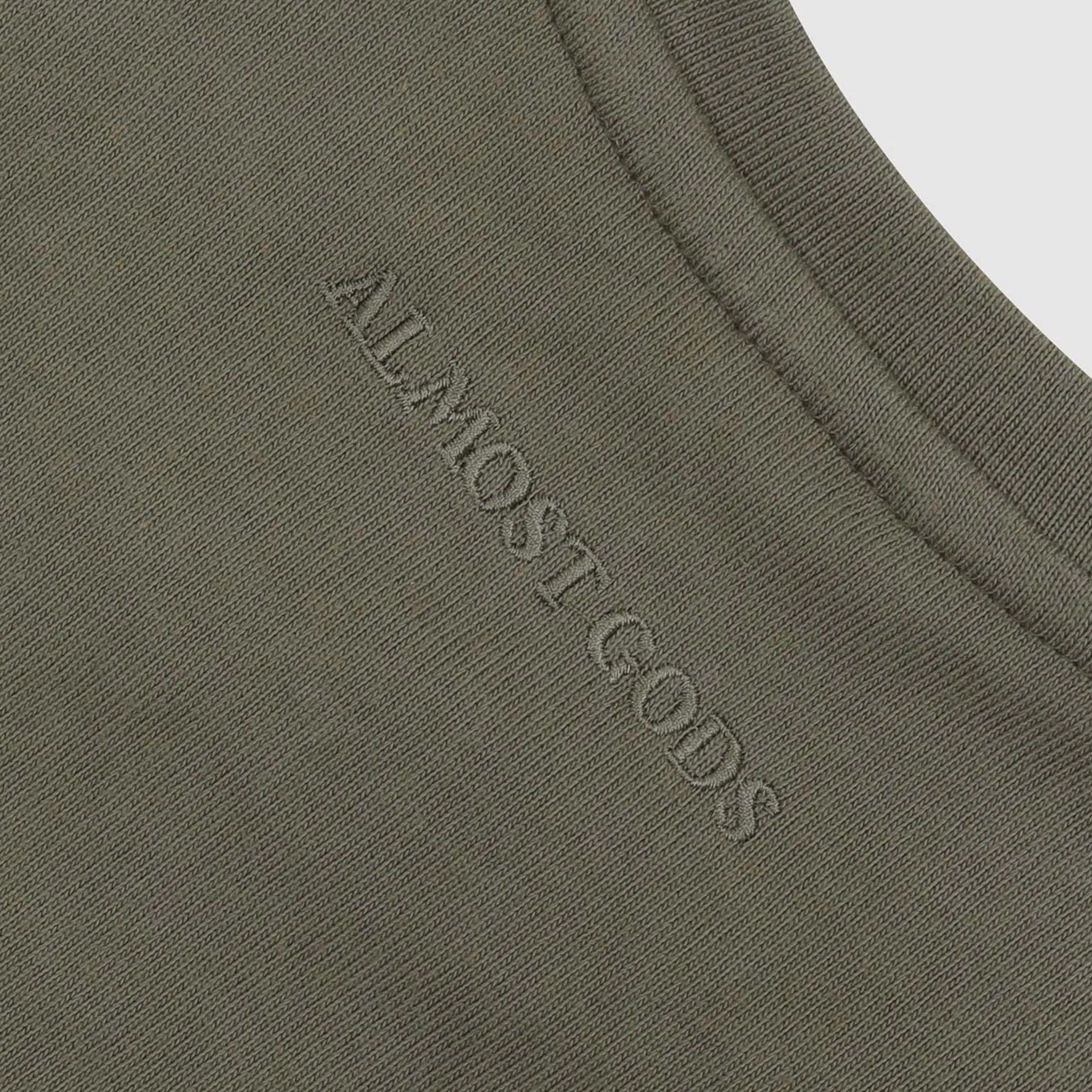 Almost Gods ALPHA CROSS T-Shirt (DIP DYE GREEN)
