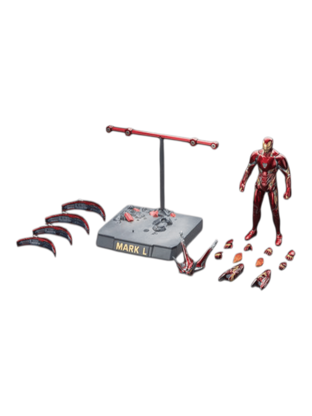 ZD Toys Action figure Marvel ZD Toys Mark L Nano Floating Gun With Platform Set Avengers Infinity War