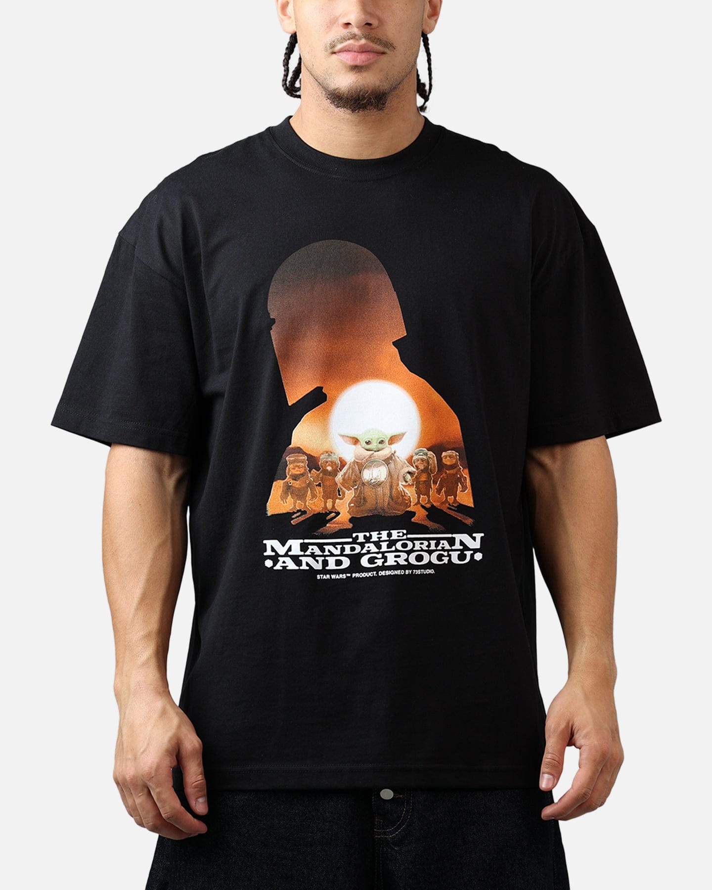 73studio Star Wars This Is The Way T - Shirt Black