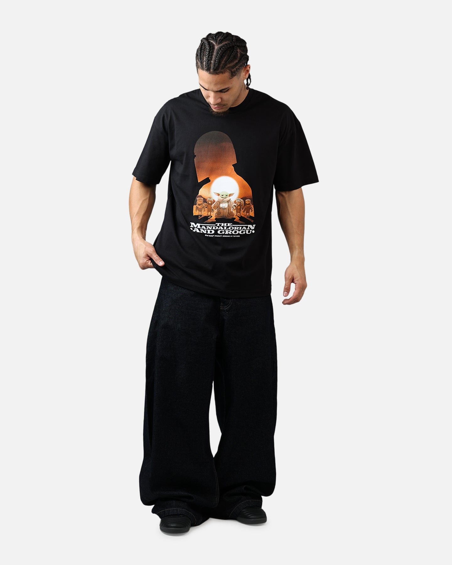 73studio Star Wars This Is The Way T - Shirt Black