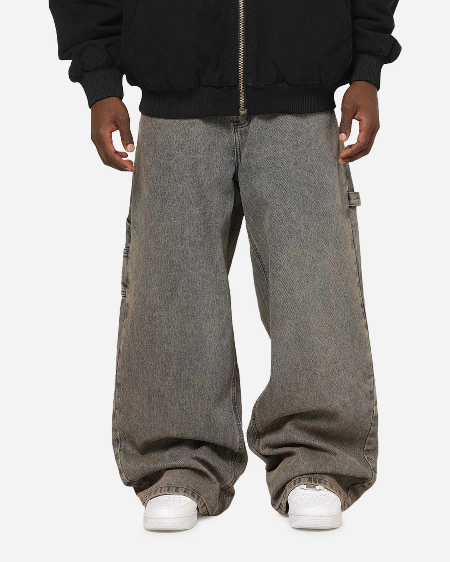 Carre Baggy Carpenter Jeans Washed Grey