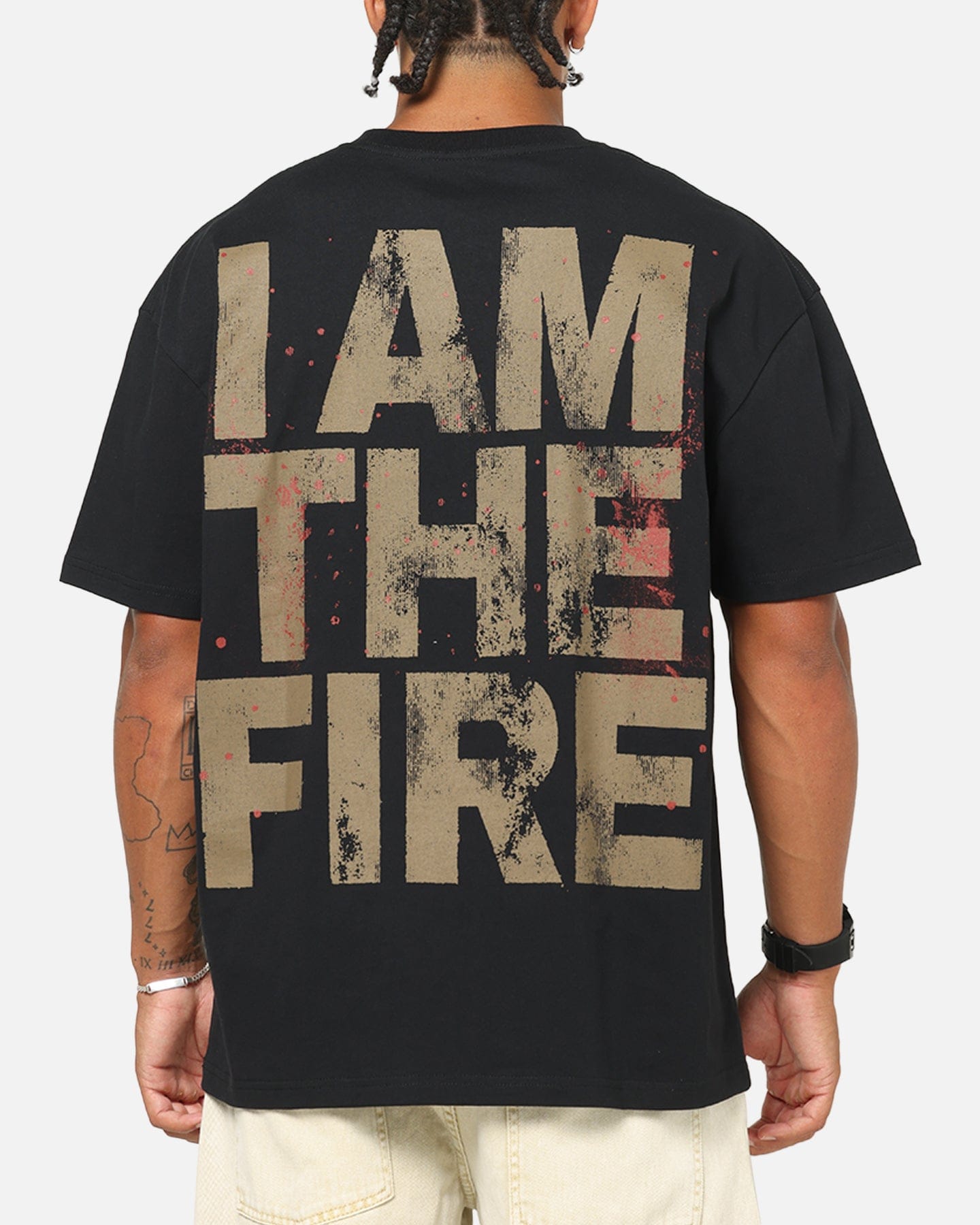 73studio x Avatar Fire And Ask Heavy T - Shirt Black