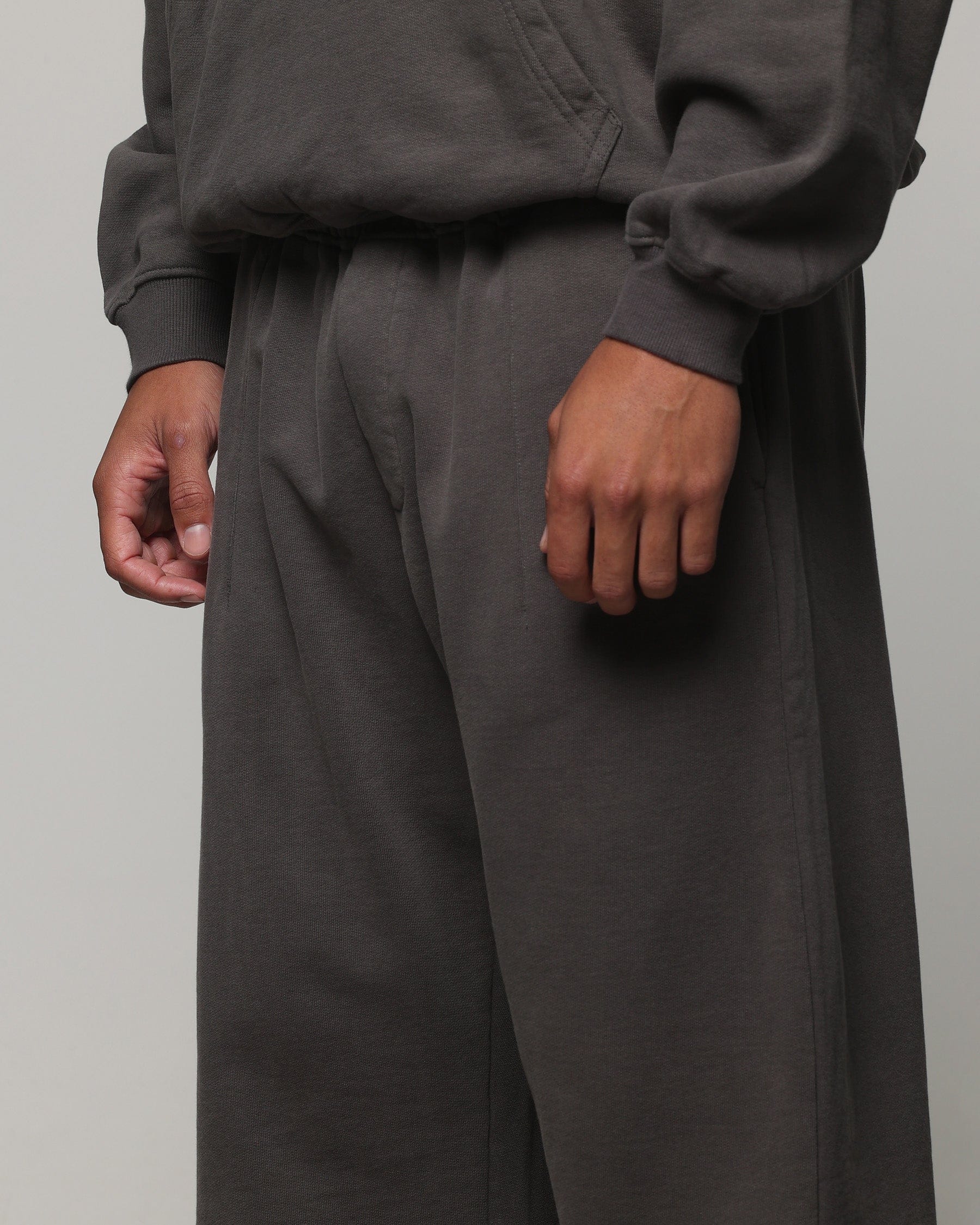 American Thrift Wide Leg Pants Washed Charcoal
