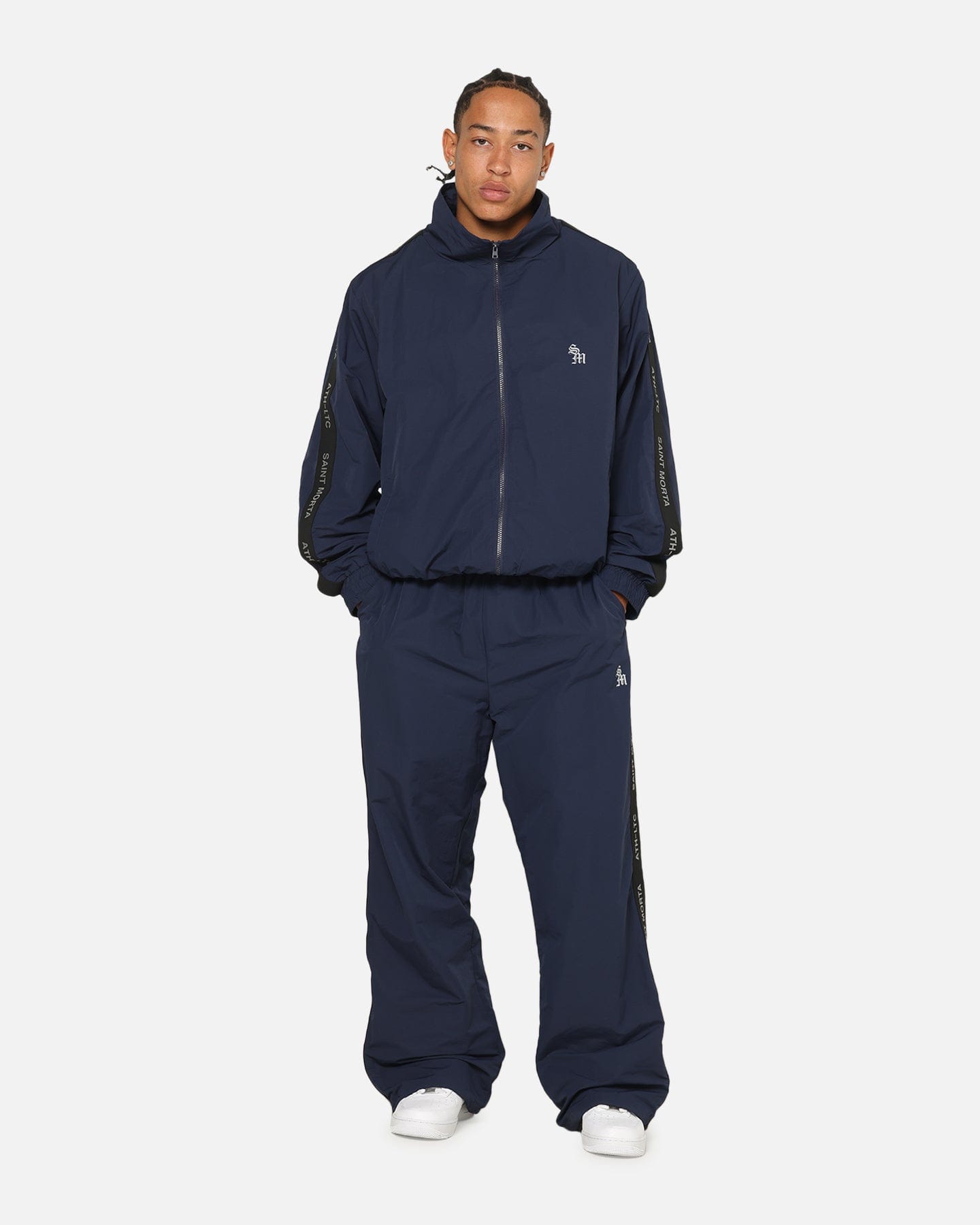 Saint Morta Athltc Track Joggers Dark Royal